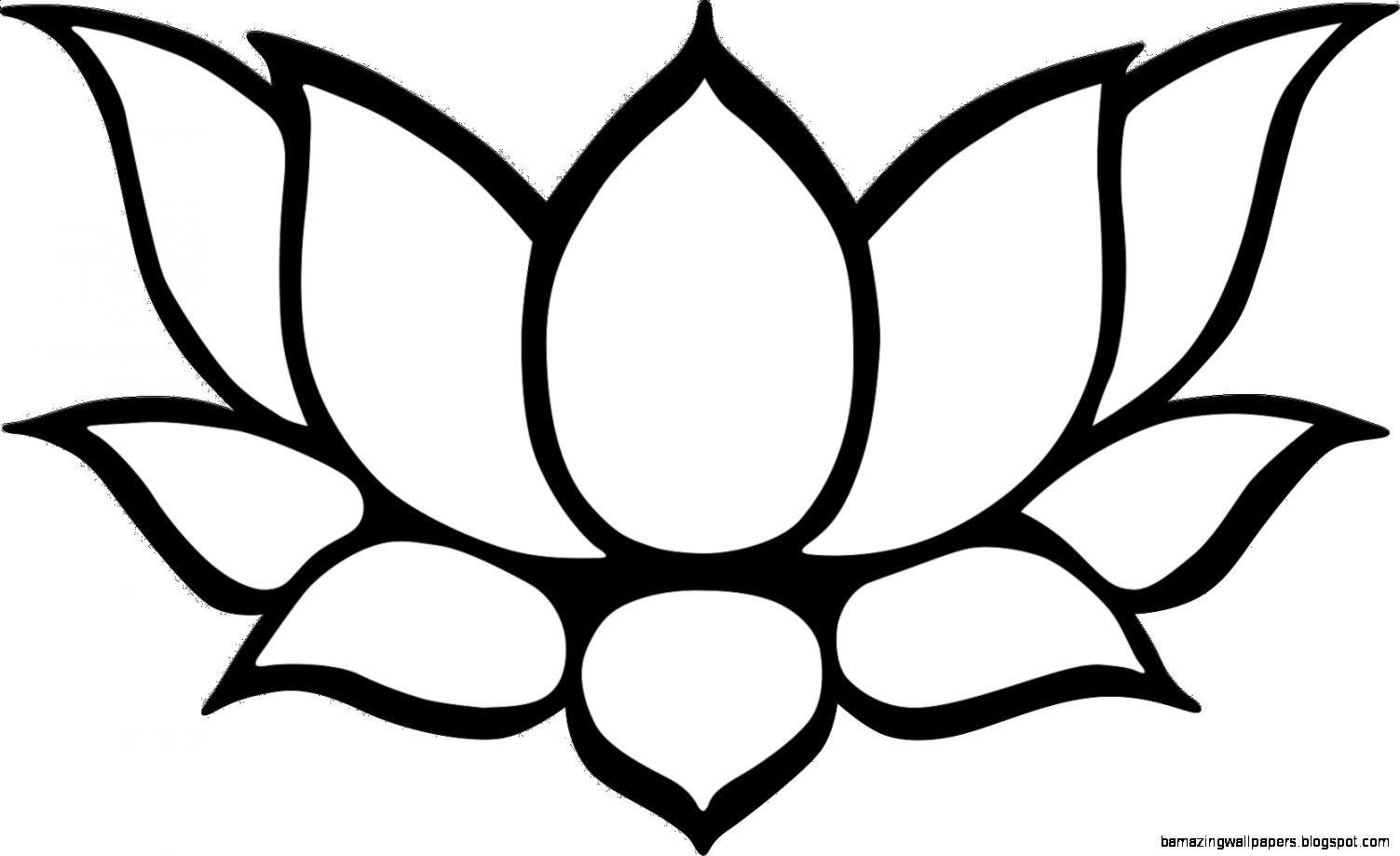 1503x919 Outline Of Flowers For Drawing