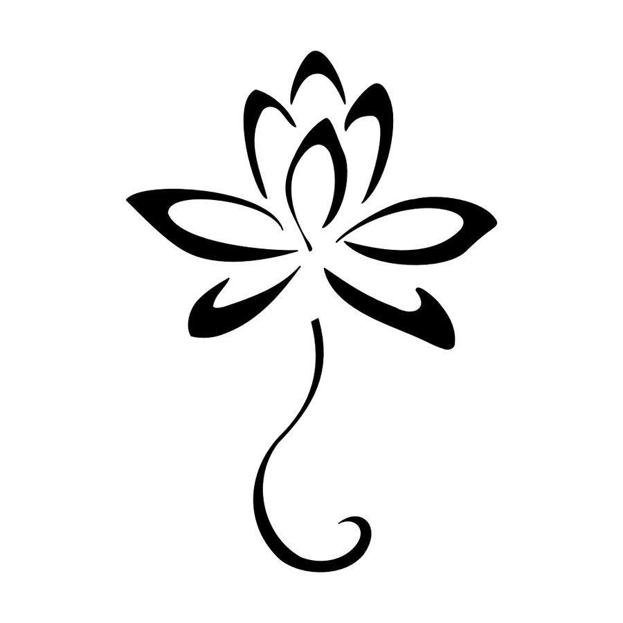 900x900 Free Simple Flower Outline, Download Free Clip Art, Free Clip Art