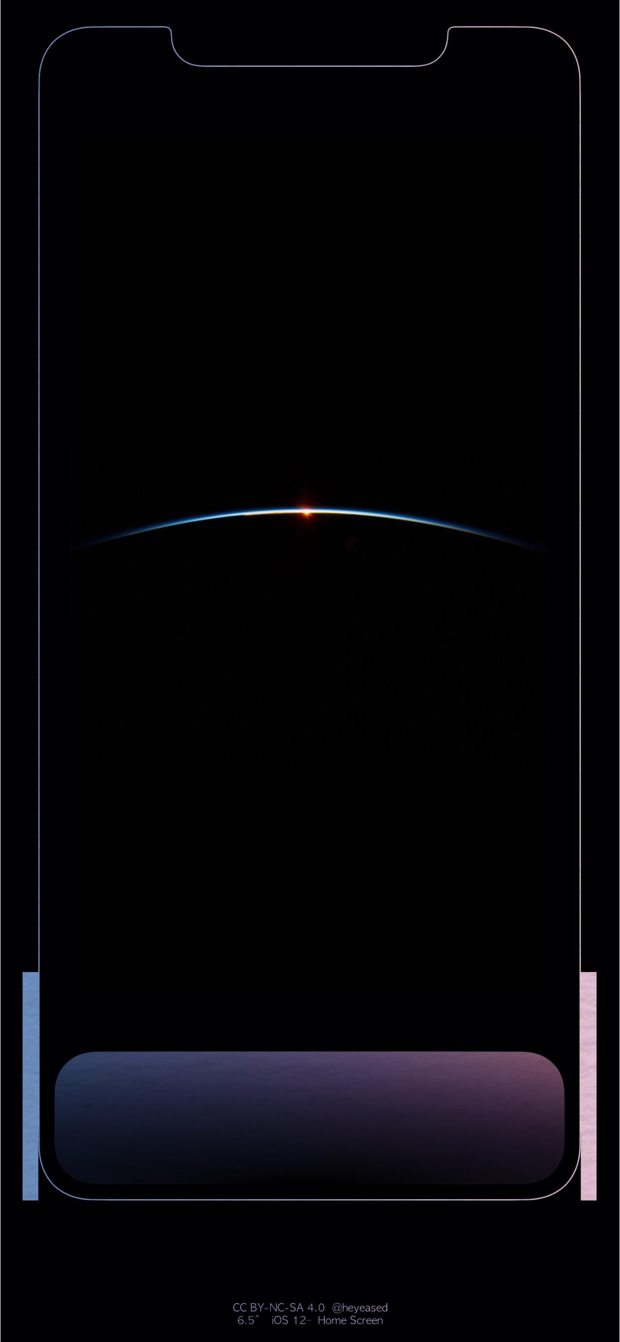1242x2688 Curve (lock screen link in the comments). iPhone X Wallpaper