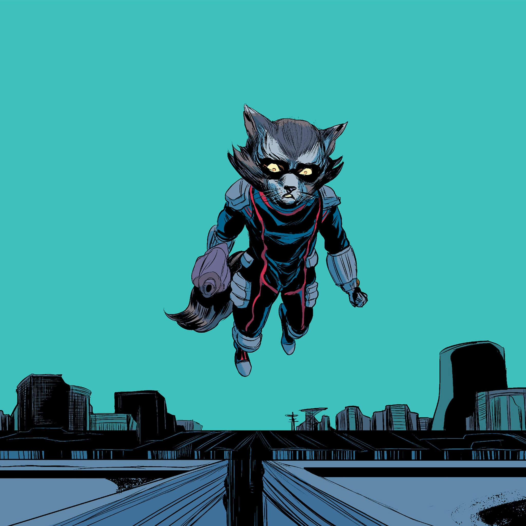 2048x2048 Guardians Of The Galaxy Iphone Wallpaper 9 Rocket Raccoon Laser Time