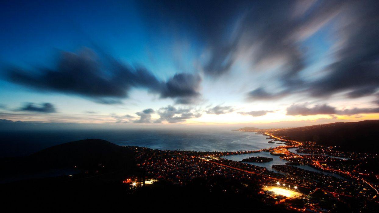 1244x700 City night light beauty sky cloud wallpaperx1080