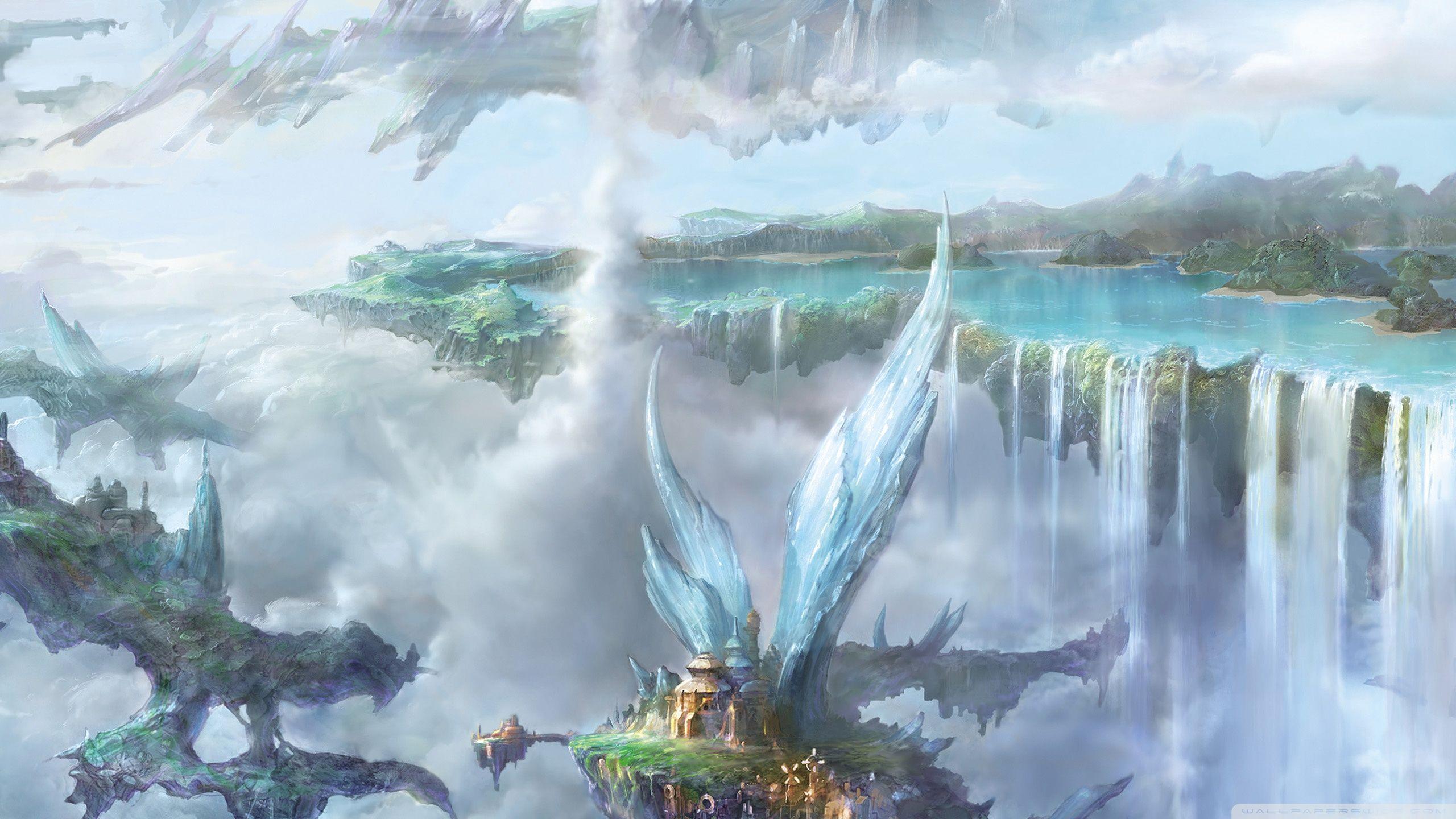 2560x1440 Clouds City Ultra HD Desktop Background Wallpaper for : Tablet