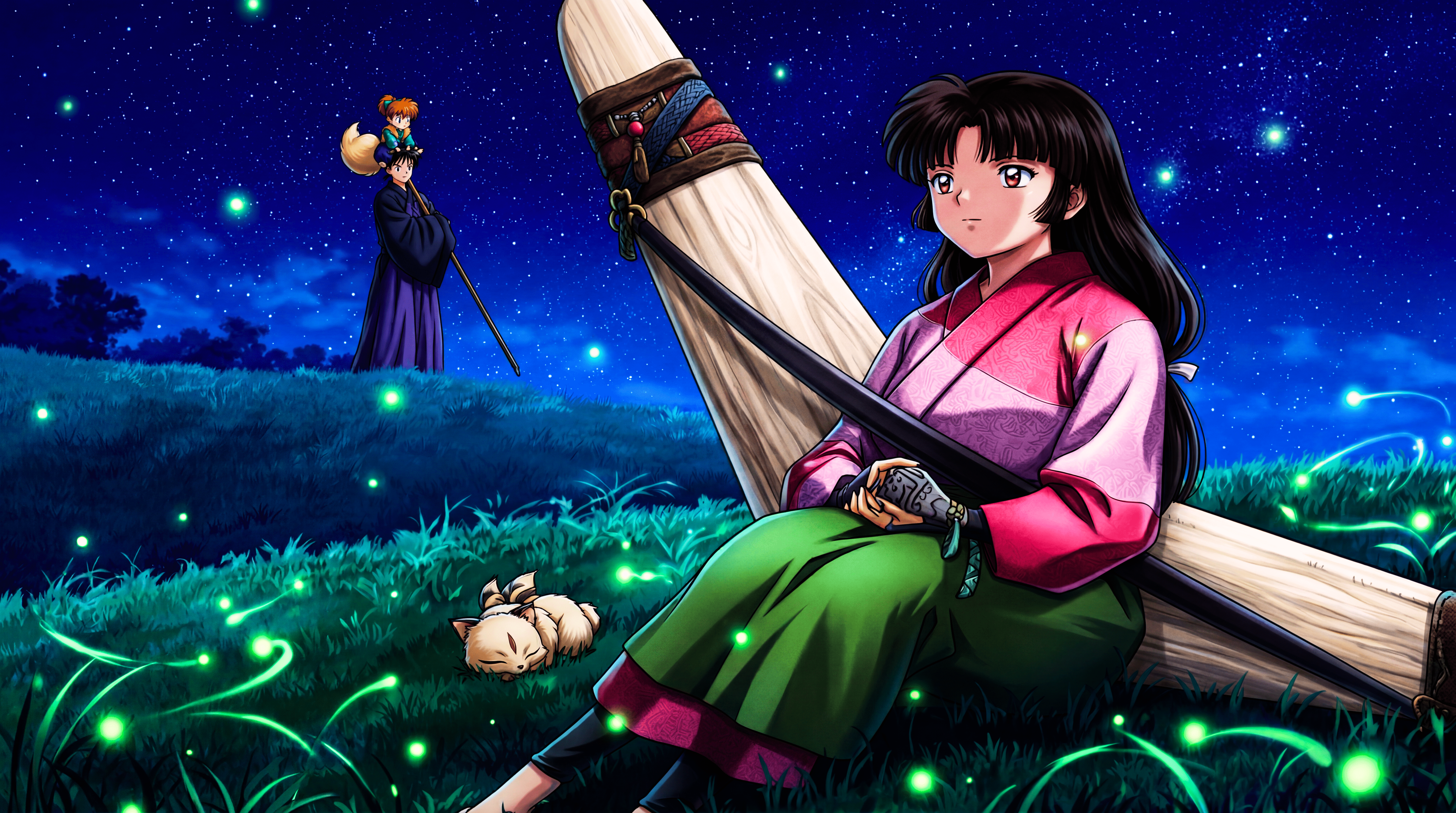 5504x3072 Miroku (InuYasha) Wallpaper and Background