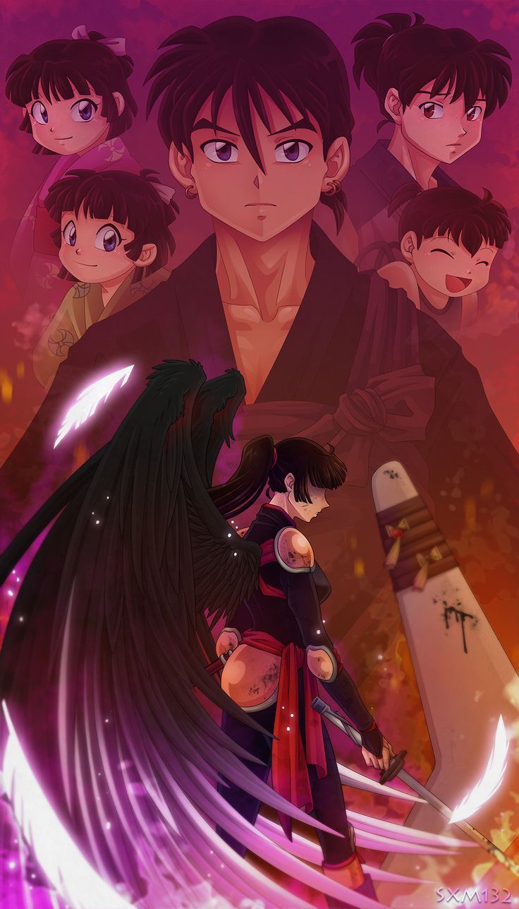736x1287 Sango & Miroku