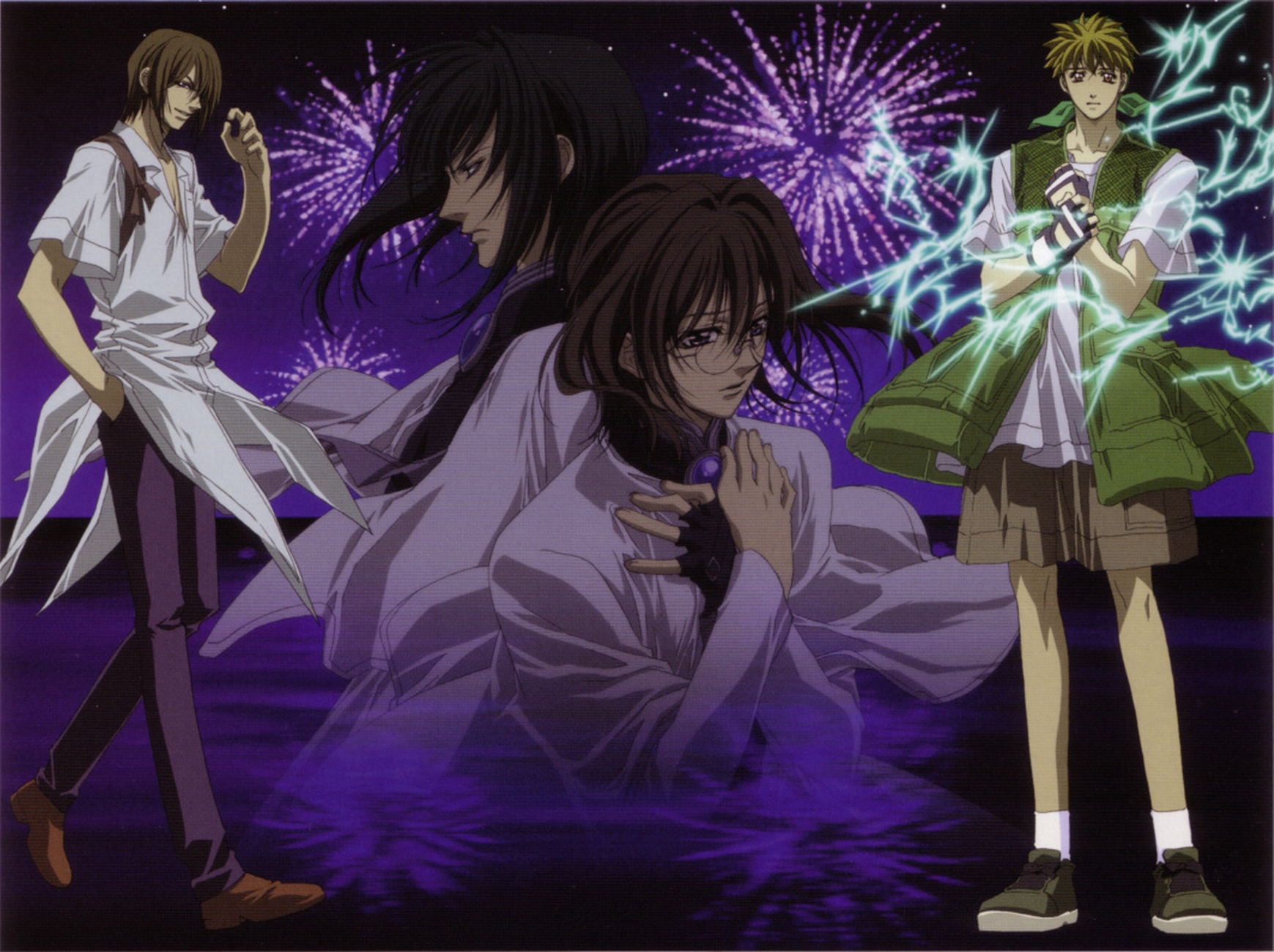 1739x1300 Getbackers, yukihiko miroku and midou ban anime on