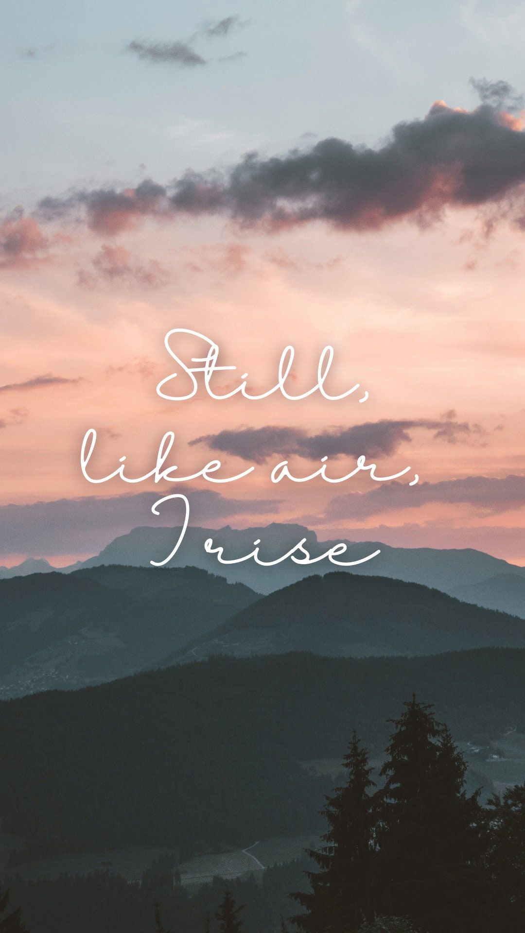 1080x1920 Still Like Air I Rise, Landscape Phone Wallpaper