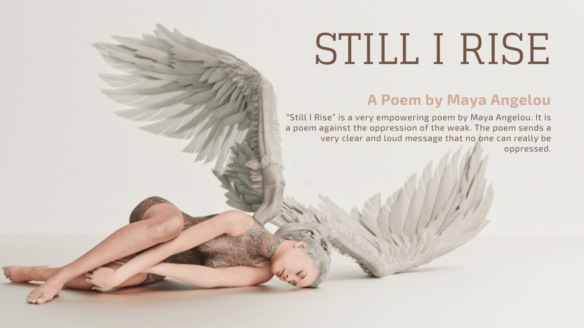 2048x1152 Still I Rise. A poem