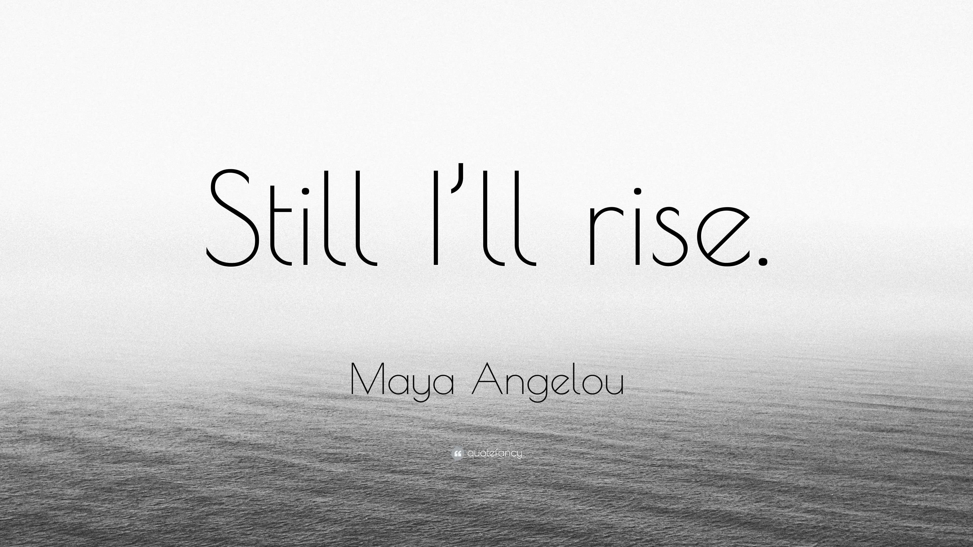 3840x2160 Maya Angelou Wallpaper