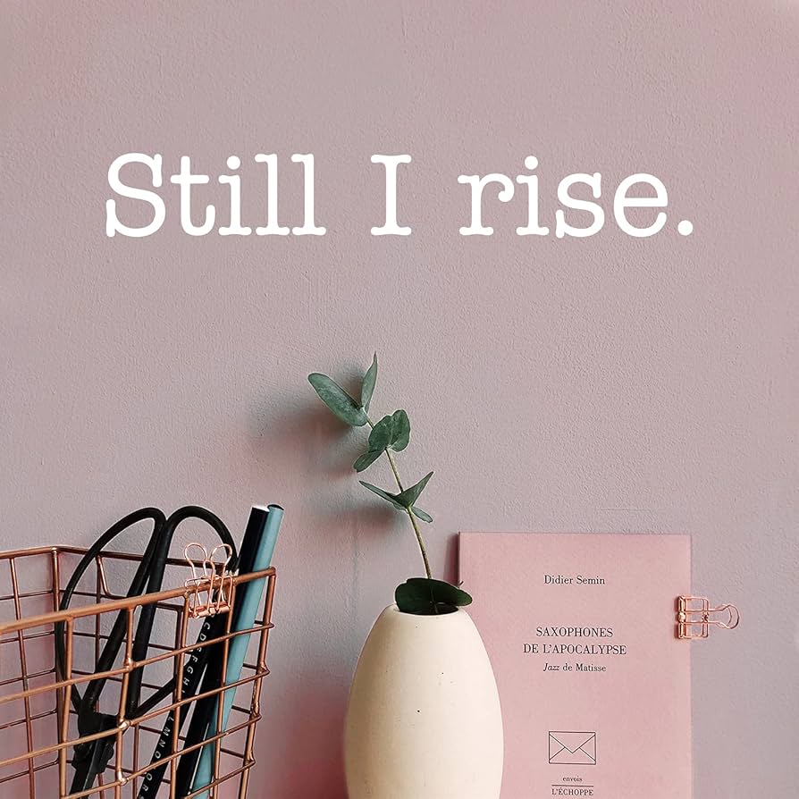 894x894 Vinyl Wall Art Decal I Rise x 20 Inspiring Cute Positive Self Esteem Quote Sticker for Home Bedroom Closet Boutique Beauty Saloon Office Business Coffee