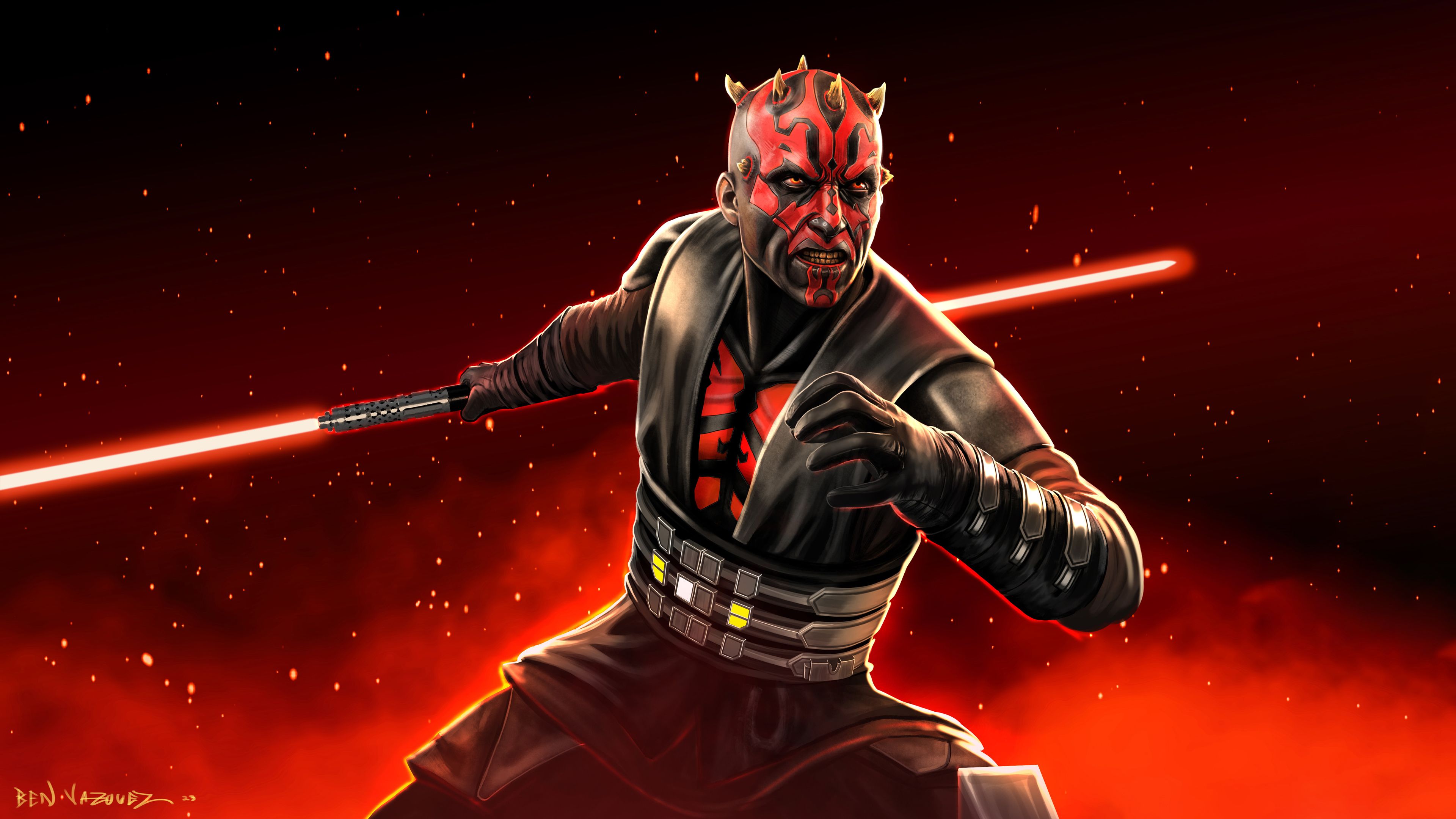 3840x2160 Darth Maul Stand Wallpaper, HD Movies Wallpaper, 4k Wallpaper, Image, Background, Photos and Picture