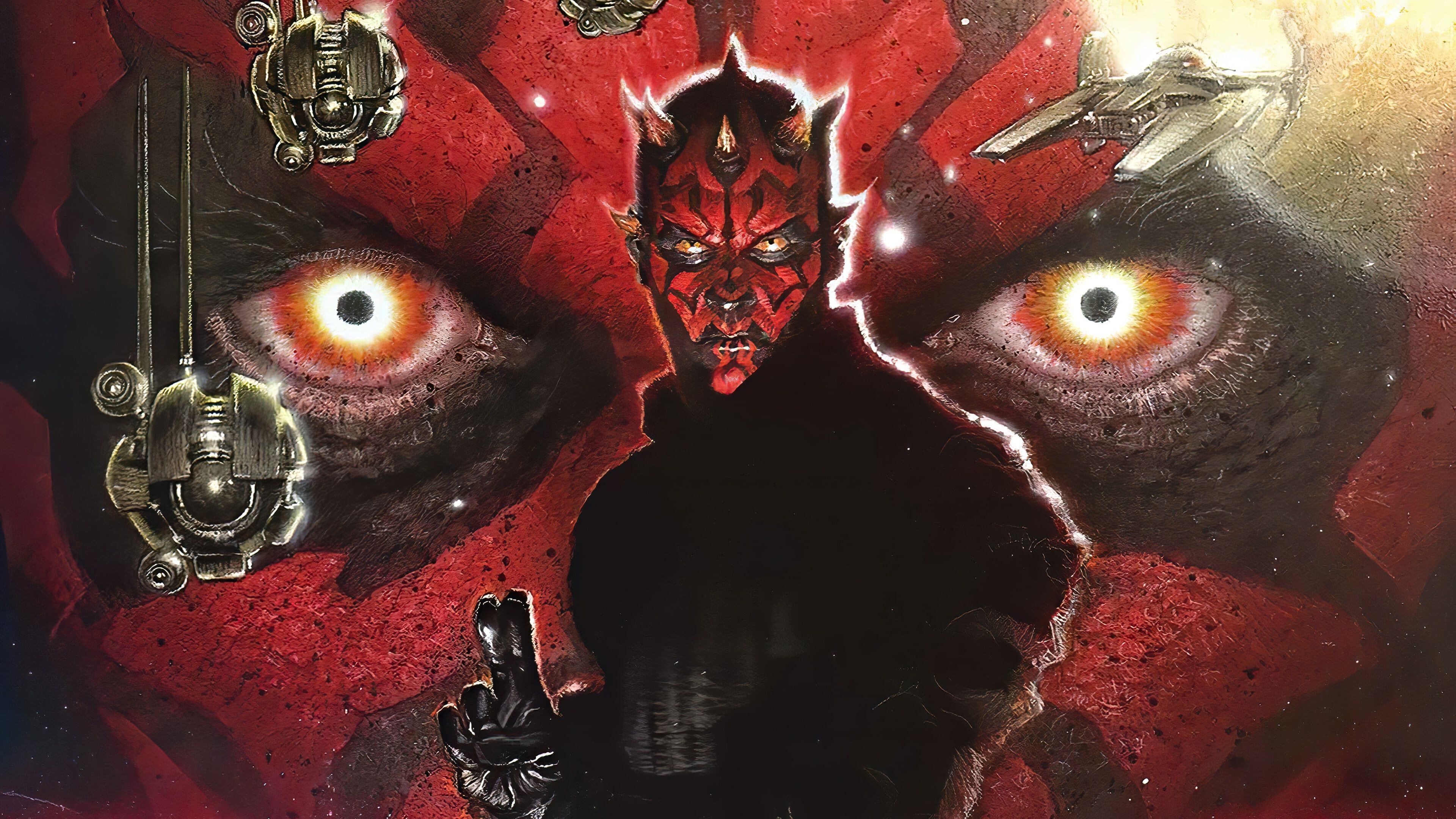 3840x2160 Darth Maul from Star Wars Wallpaper 4K for Desktop