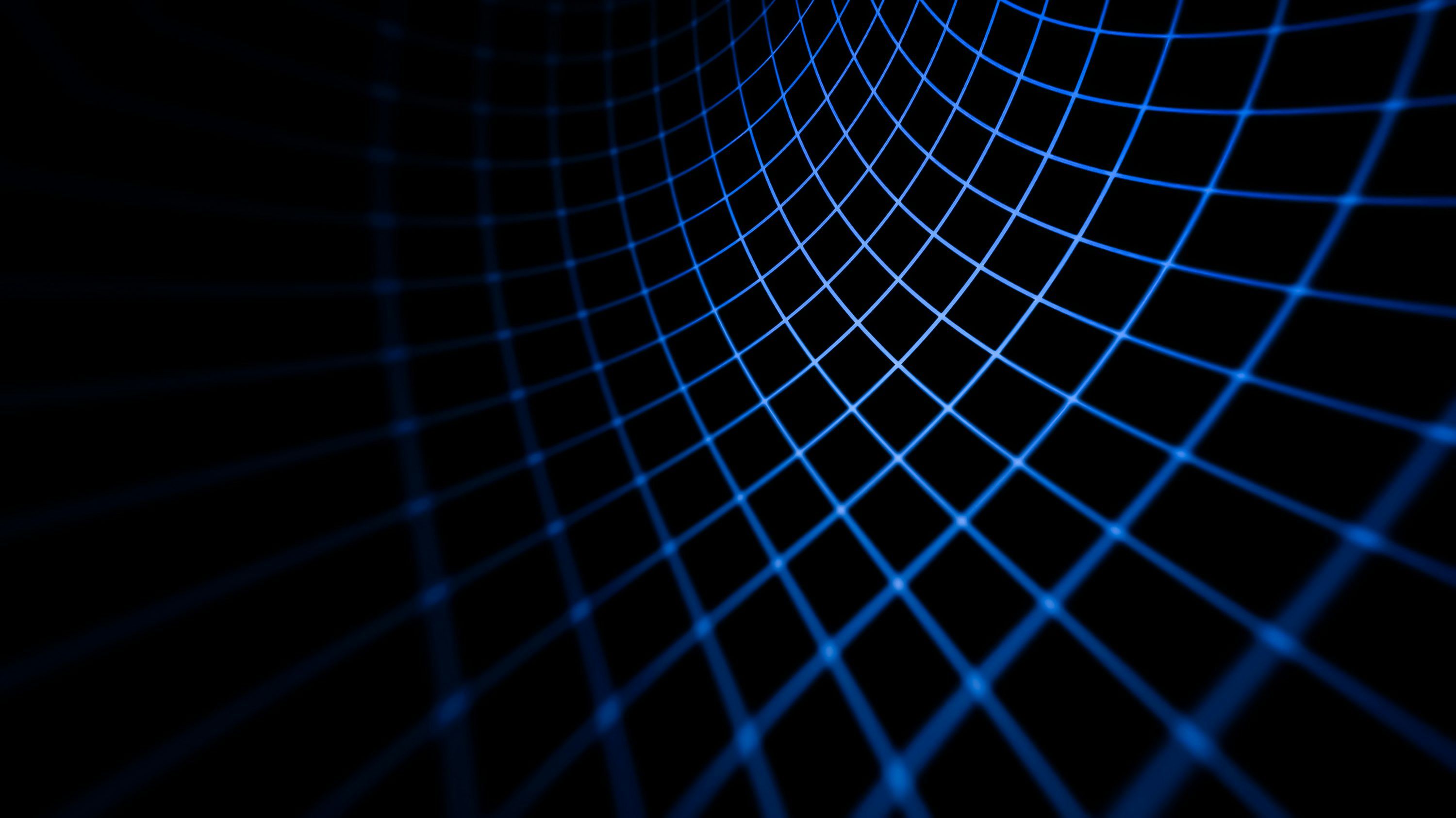 3000x1687 A dark blue background with a grid pattern photo