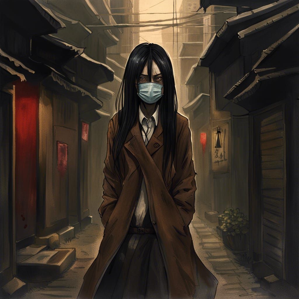 1024x1024 Kuchisake Onna Vers. 1 Kuchisake Onna In Dark J
