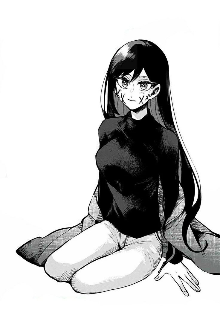 736x1074 Kuchisake onna. Drawing body poses, Waifu material, Anime girls