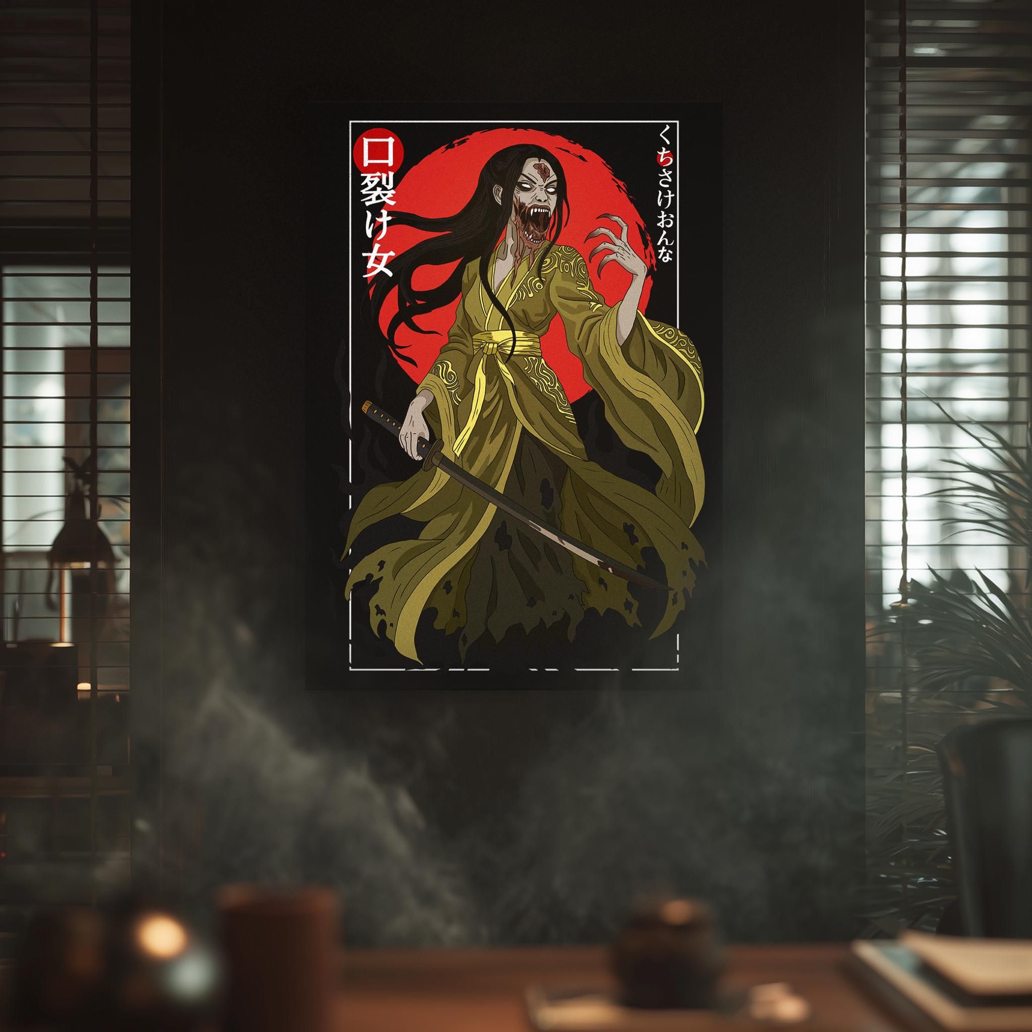 2048x2048 Kuchisake Onna Print