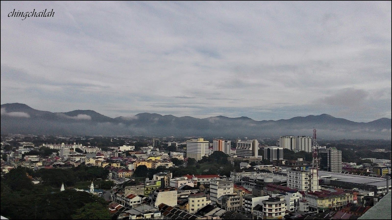 1600x900 Simple Living In Nancy: View Of Ipoh From 21st Floor Majestic Tower, Ipoh