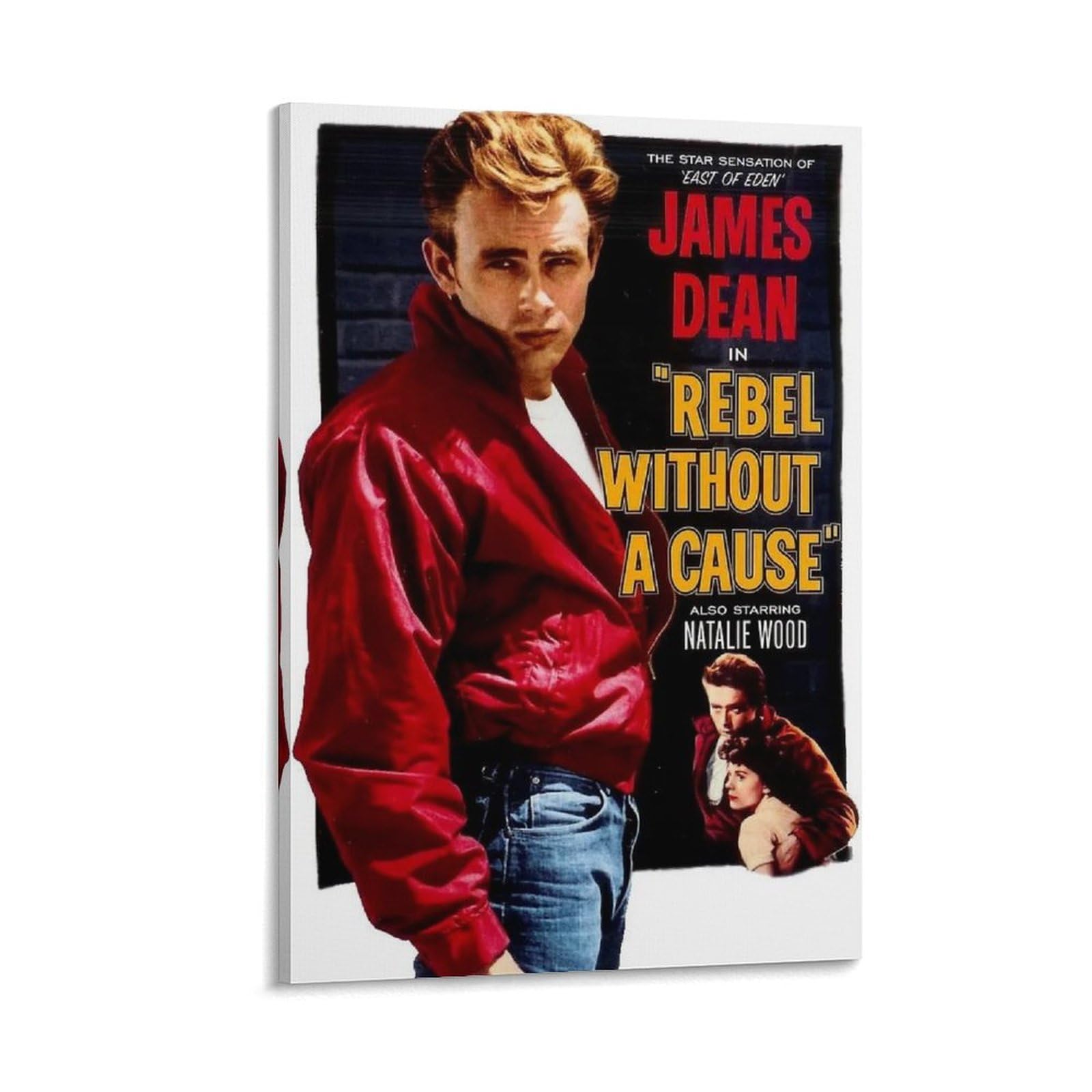 1600x1600 Rebel Without A Cause Movie Poster Art Wallpaper (8) Canvas Wall Art Poster Decorative Bedroom Modern Home Print Picture Artworks Posters 24x36inch(60x90cm) : Amazon.ca: Home