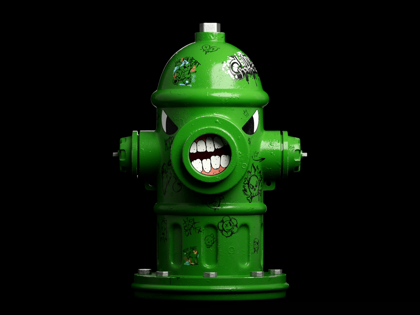 1600x1200 Fire Hydrant Art. by Uladzimir Hermanovich on Dribbble