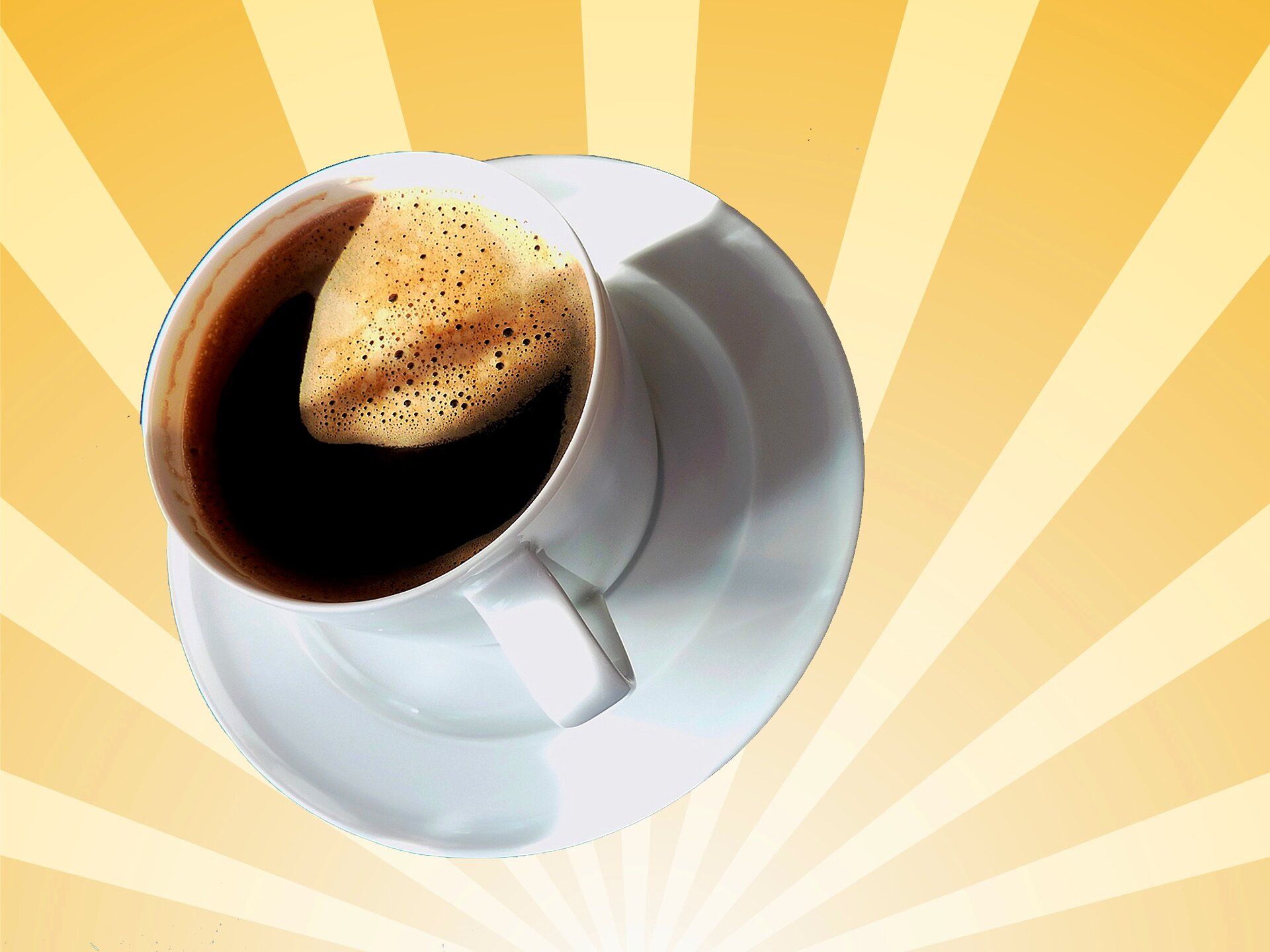 1920x1440 Coffee Break Cup Digitally Made Illustrations On