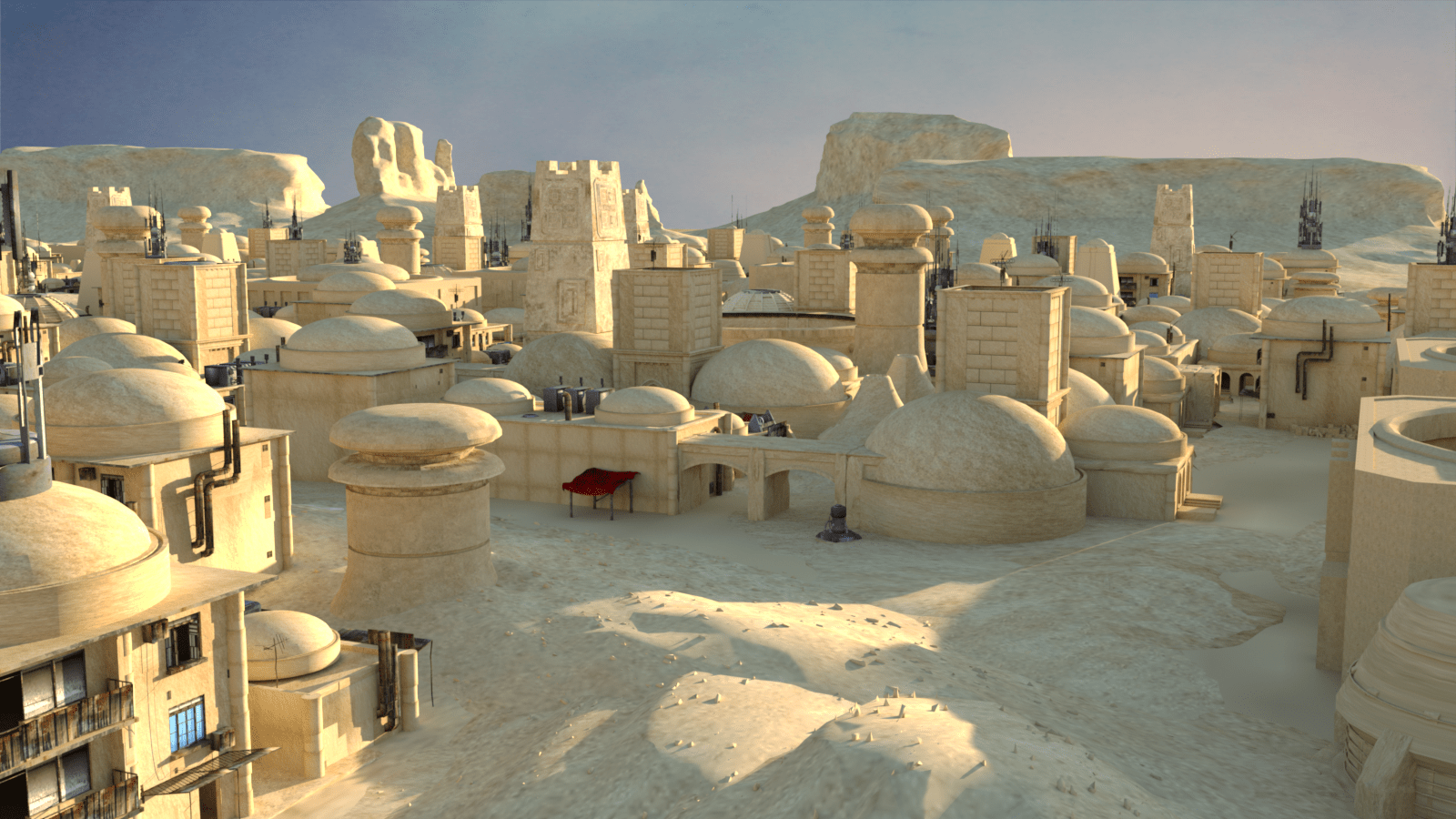 1600x900 Desert Spaceport