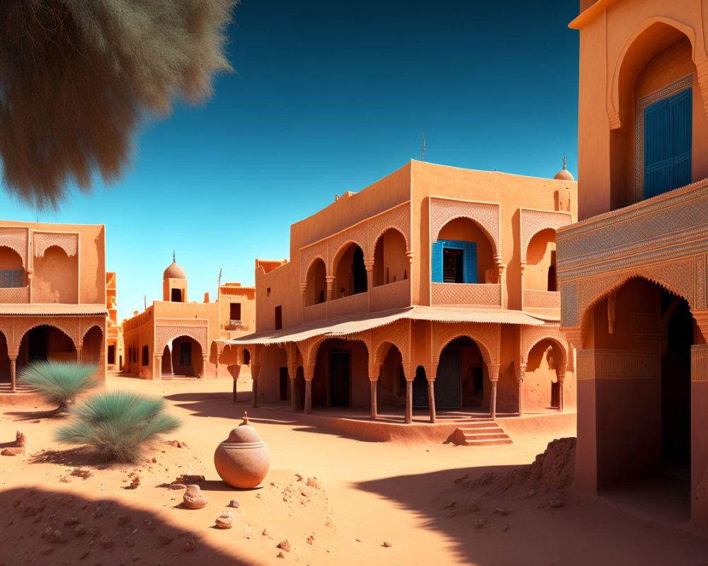 1000x800 image of A street in Mos Espa. Deep Dream Generator