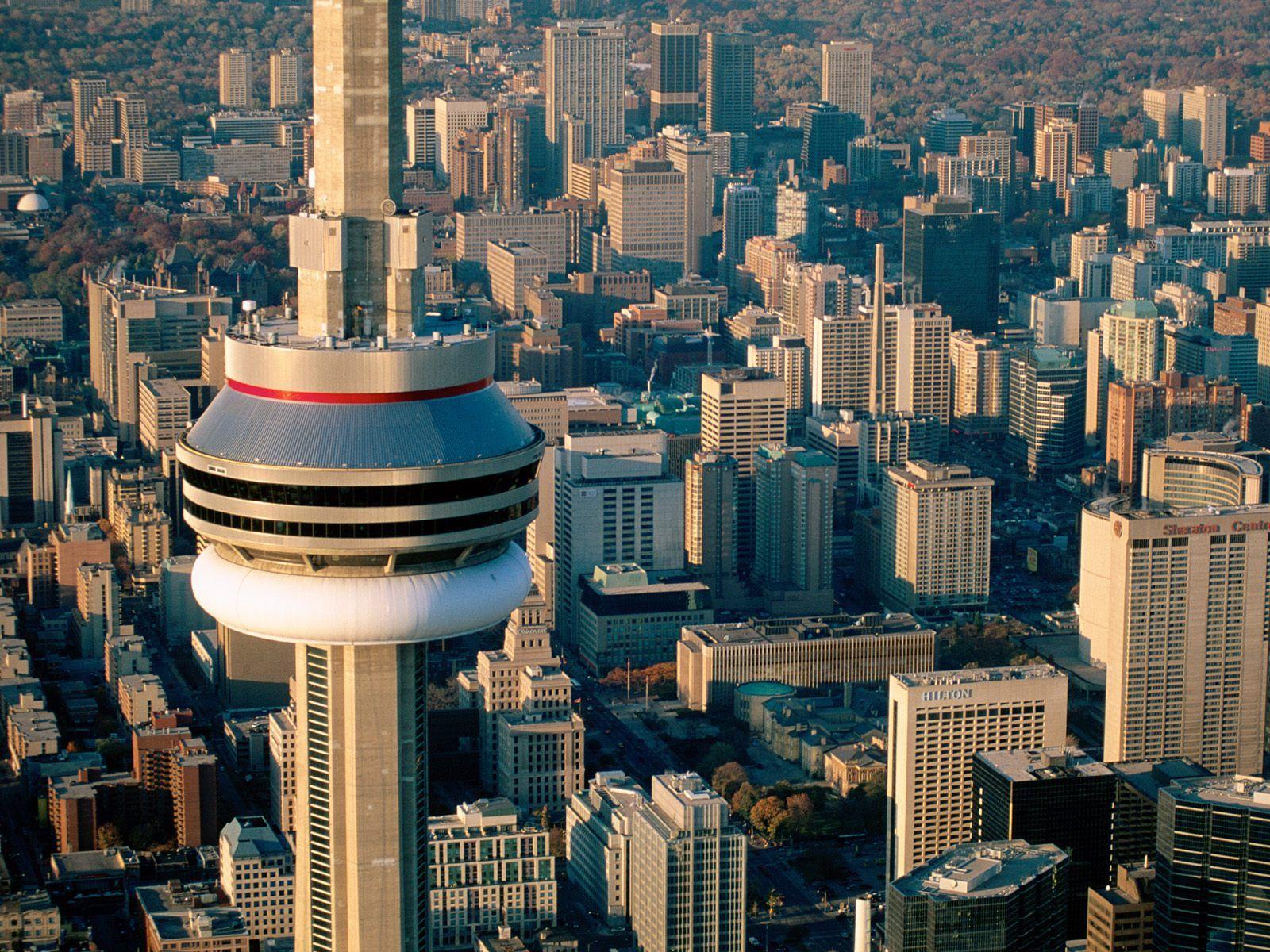 1600x1200 PC HD, View of Toronto City from above, Ontario, Canada