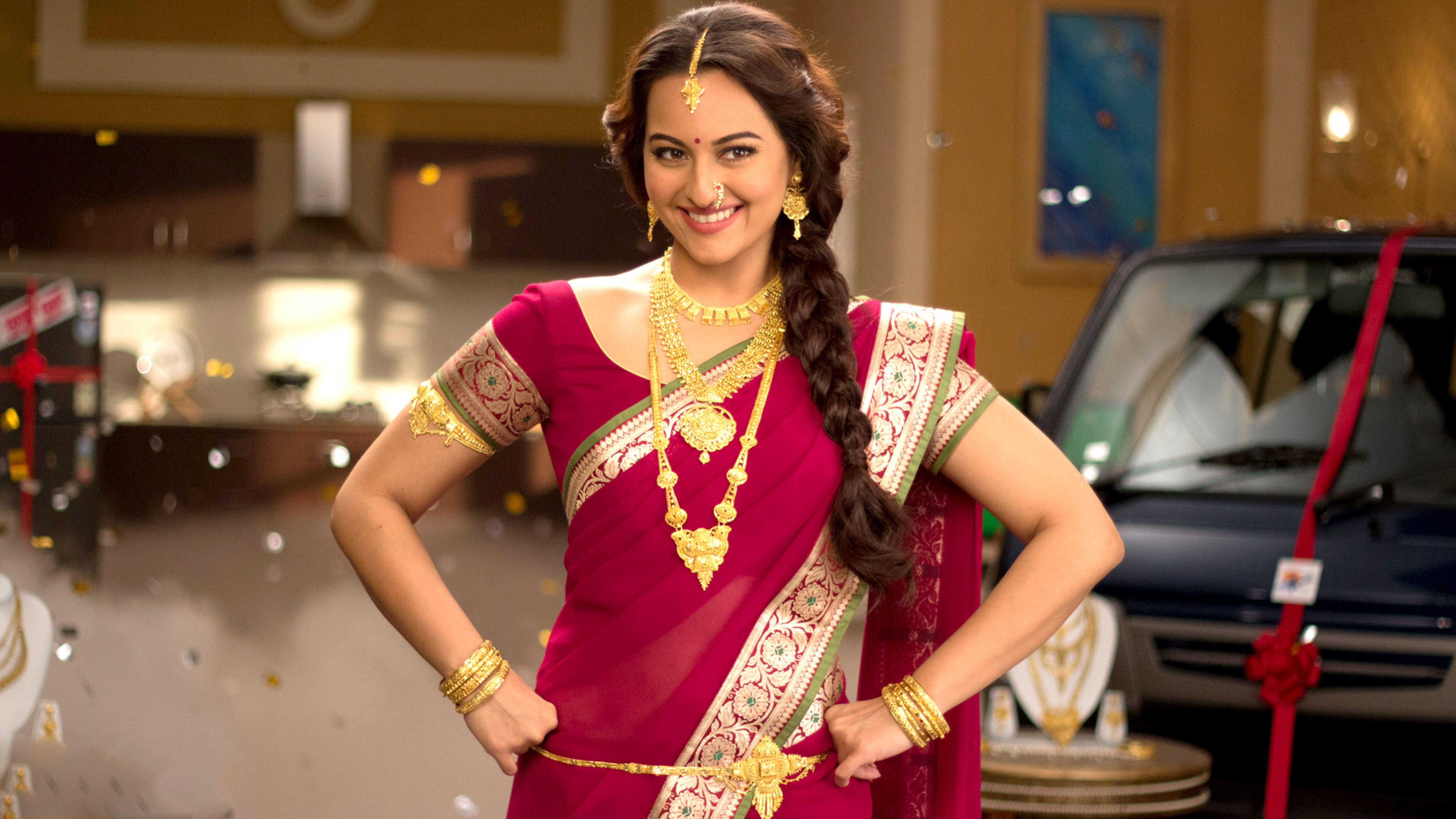 7680x4320 Sonakshi Sinha Charming HD Wallpaper 8K Wallpaper, HD