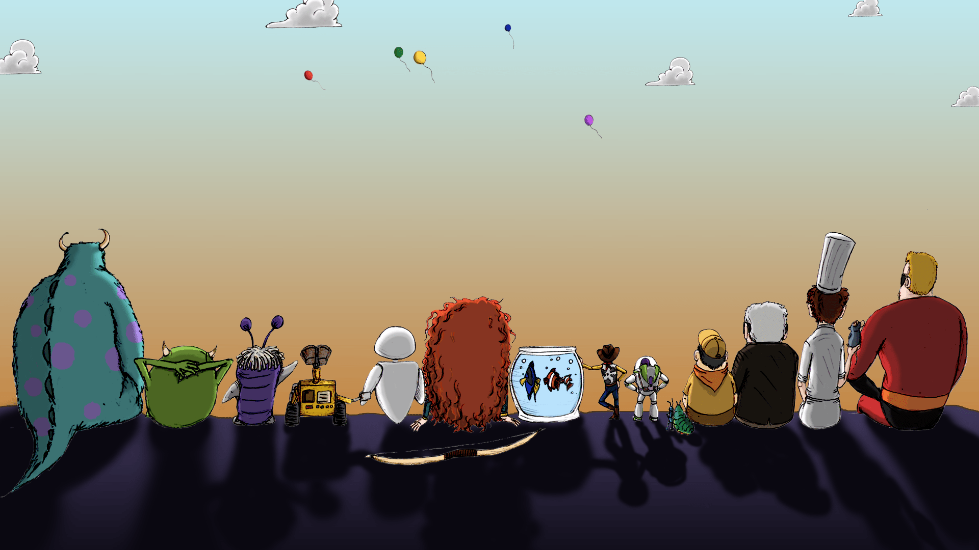 1920x1080 Free download pixar wallpaper [1920x1200] for your Desktop, Mobile