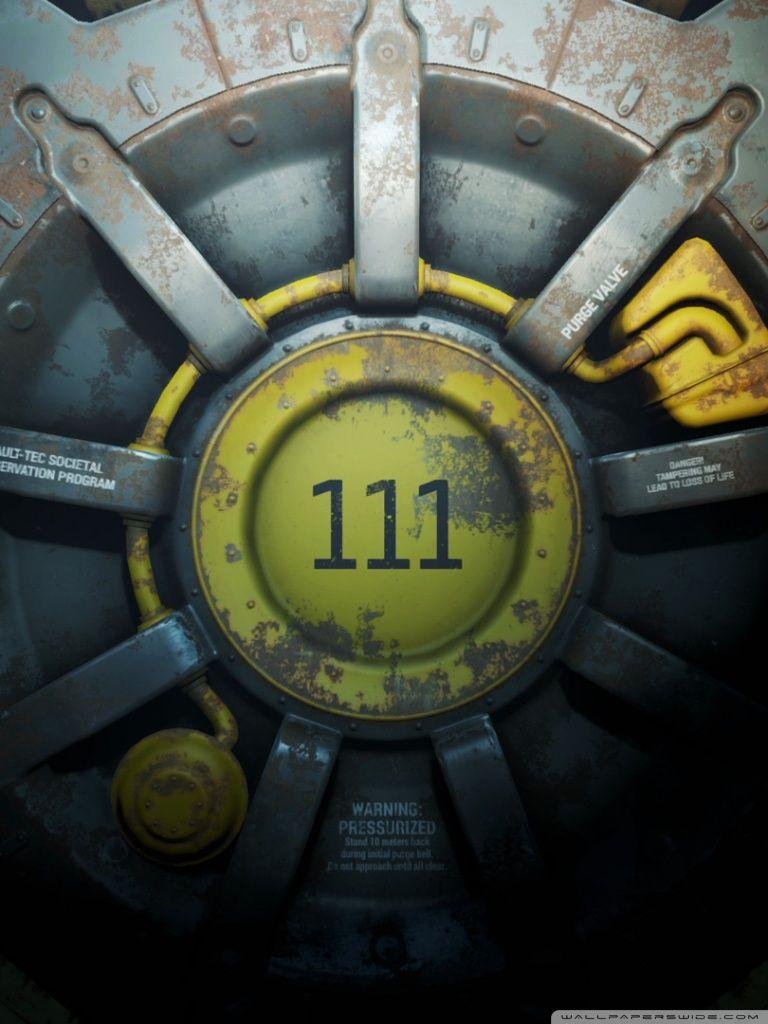 768x1024 Fallout 4 Vault ❤ 4K HD Desktop Wallpaper for 4K Ultra HD TV • Wide
