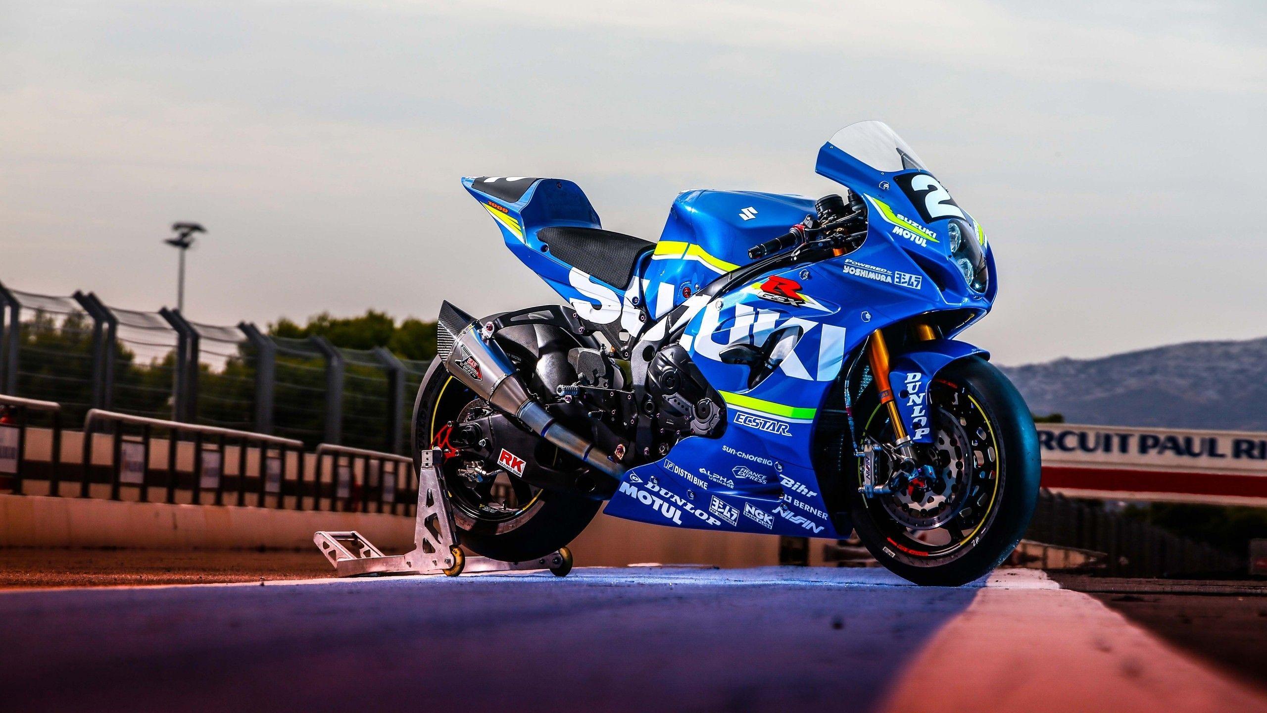 2560x1440 Tải xuống 2560x1440 Suzuki Gsx R1000r, Hình nền xe máy màu xanh