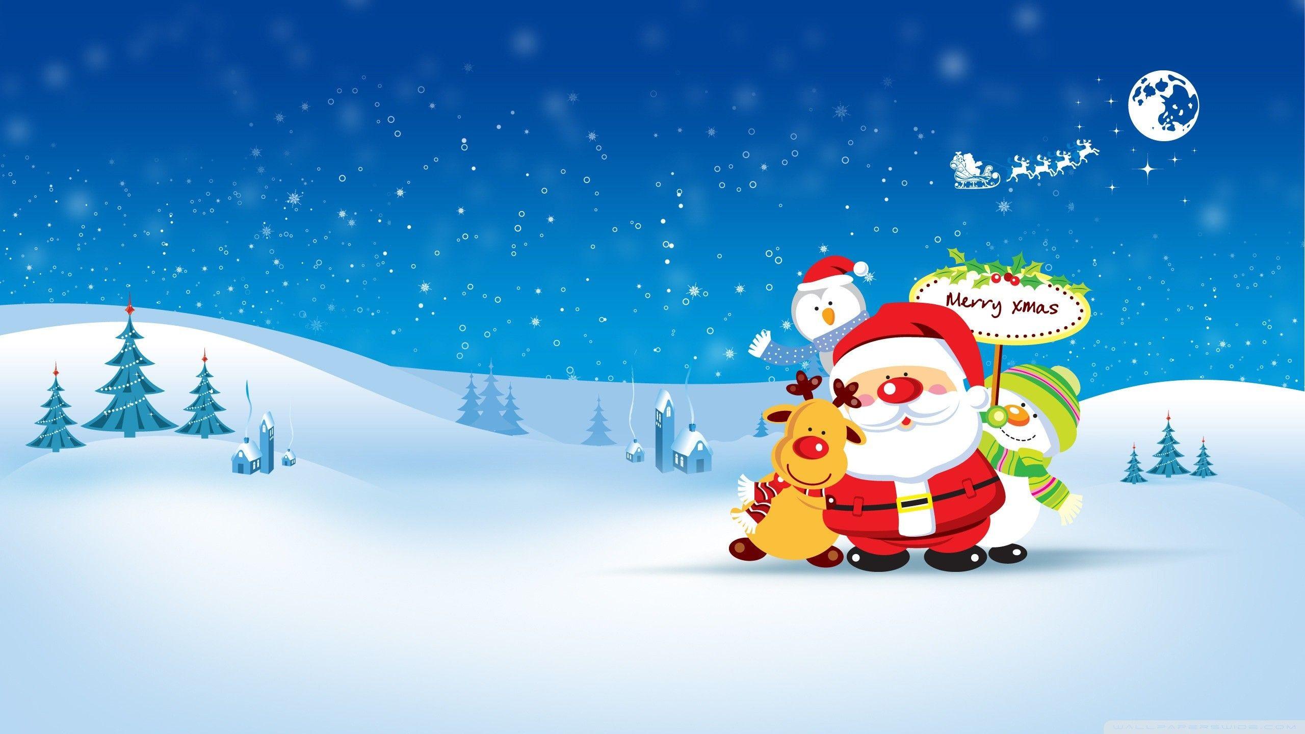 2560x1440 Santa Desktop Wallpaper
