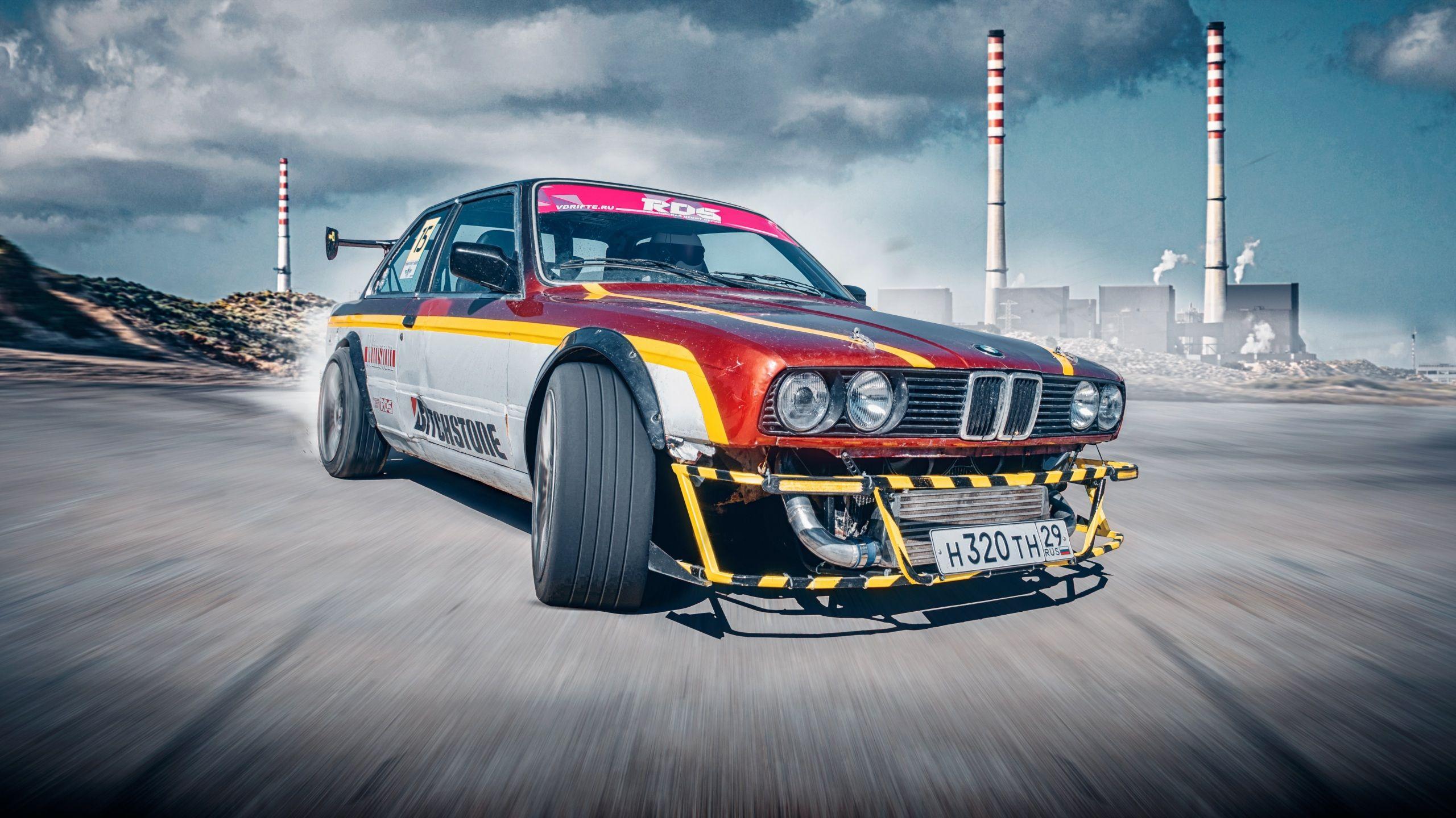 2560x1440 Photo BMW E30 3 Series Drifting auto 2560x1440