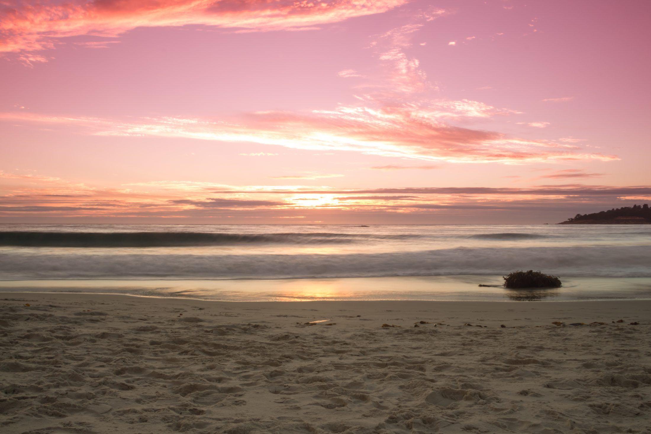 2200x1466 Pink Sunset Wallpaper