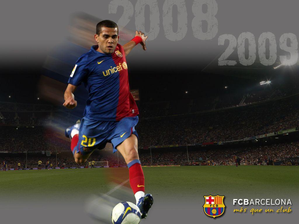 1024x768 FOOTBALL STARS WALLPAPERS: Dani Alves Wallpaper