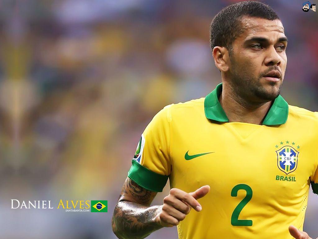 1024x768 Free Download Dani Alves HD Wallpaper