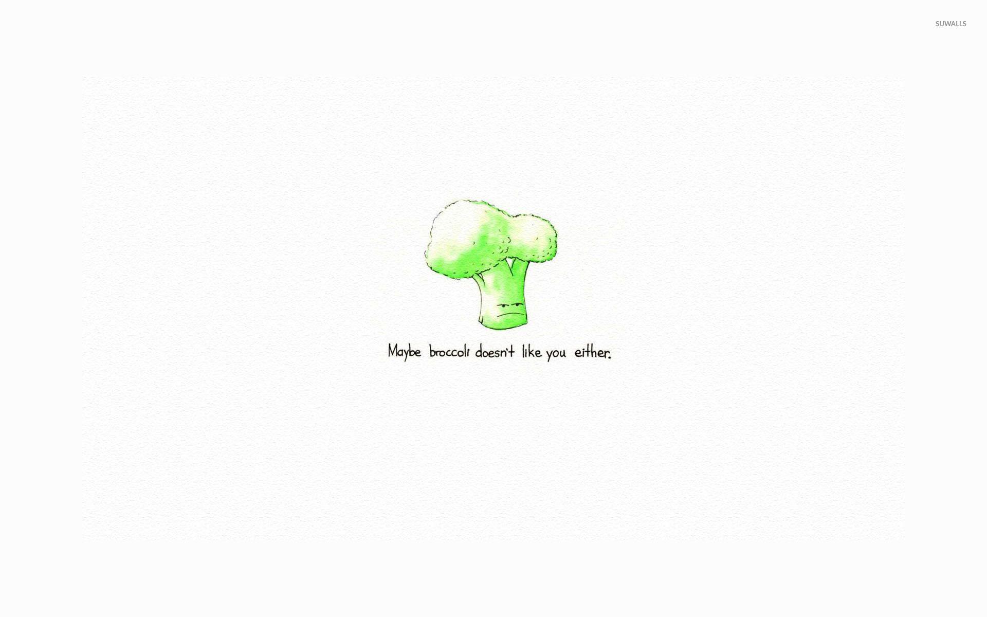 1920x1200 Maybe broccoli doesn't like you wallpaper wallpaper
