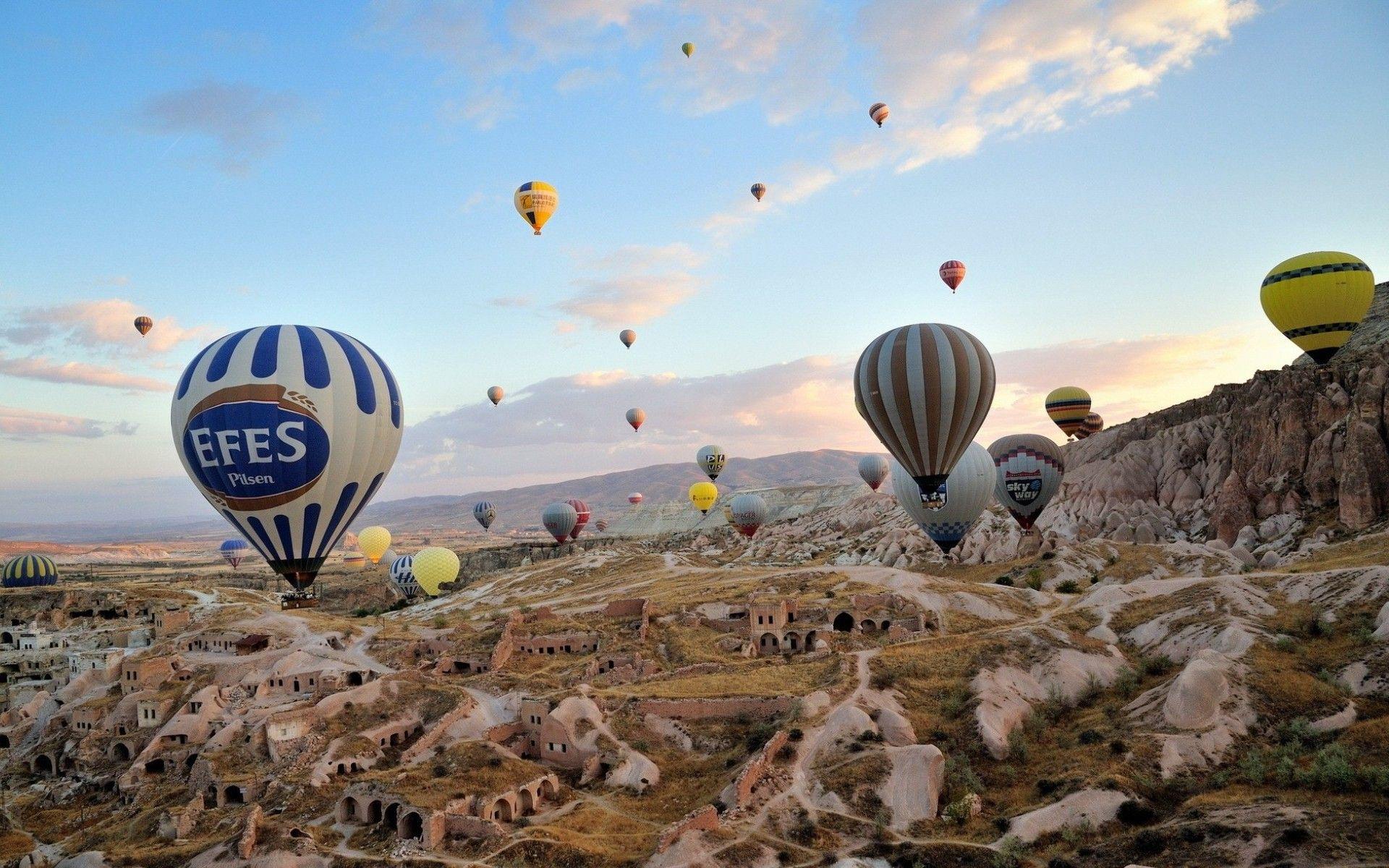 1920x1200 Air Balloons, Cappadocia, Turkey HD Wallpaper
