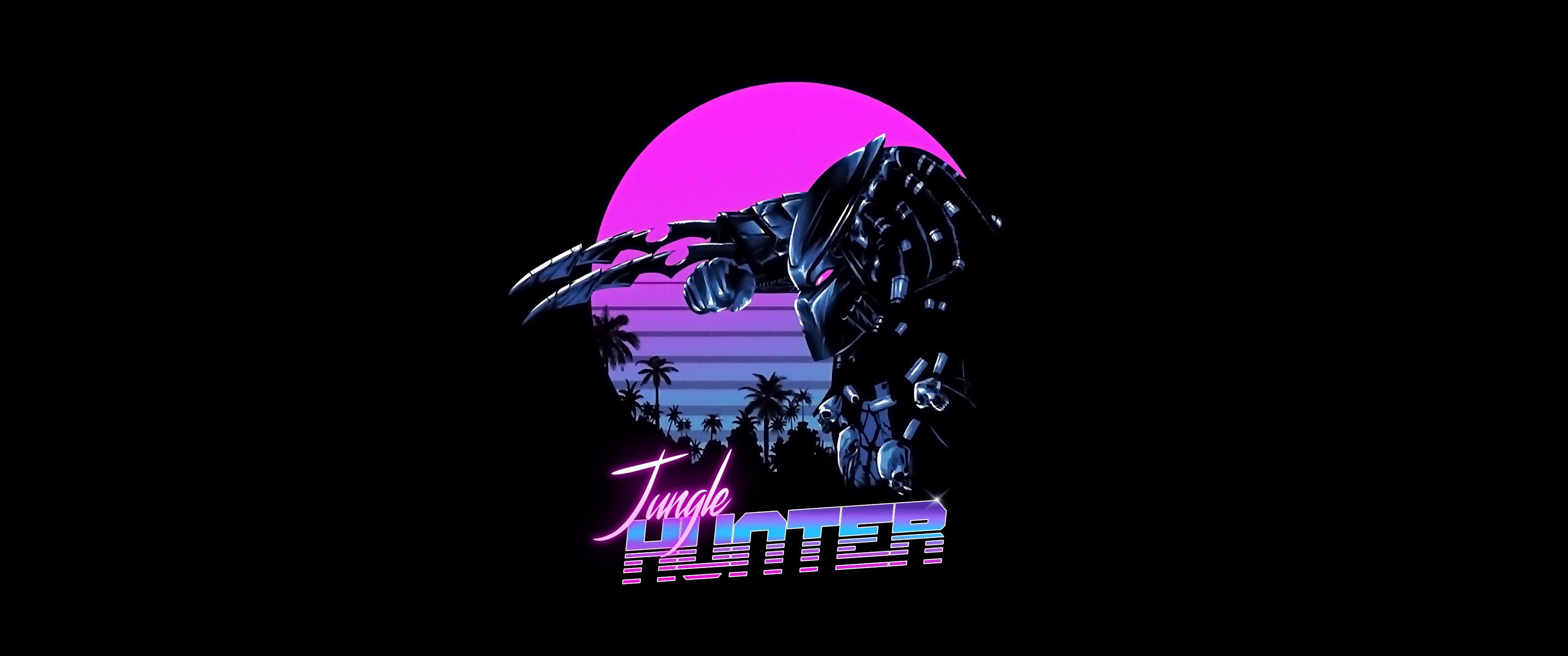 3440x1440 Predator Jungle Hunter Ultrawide outrun Wallpaper [3440x1440]: outrun