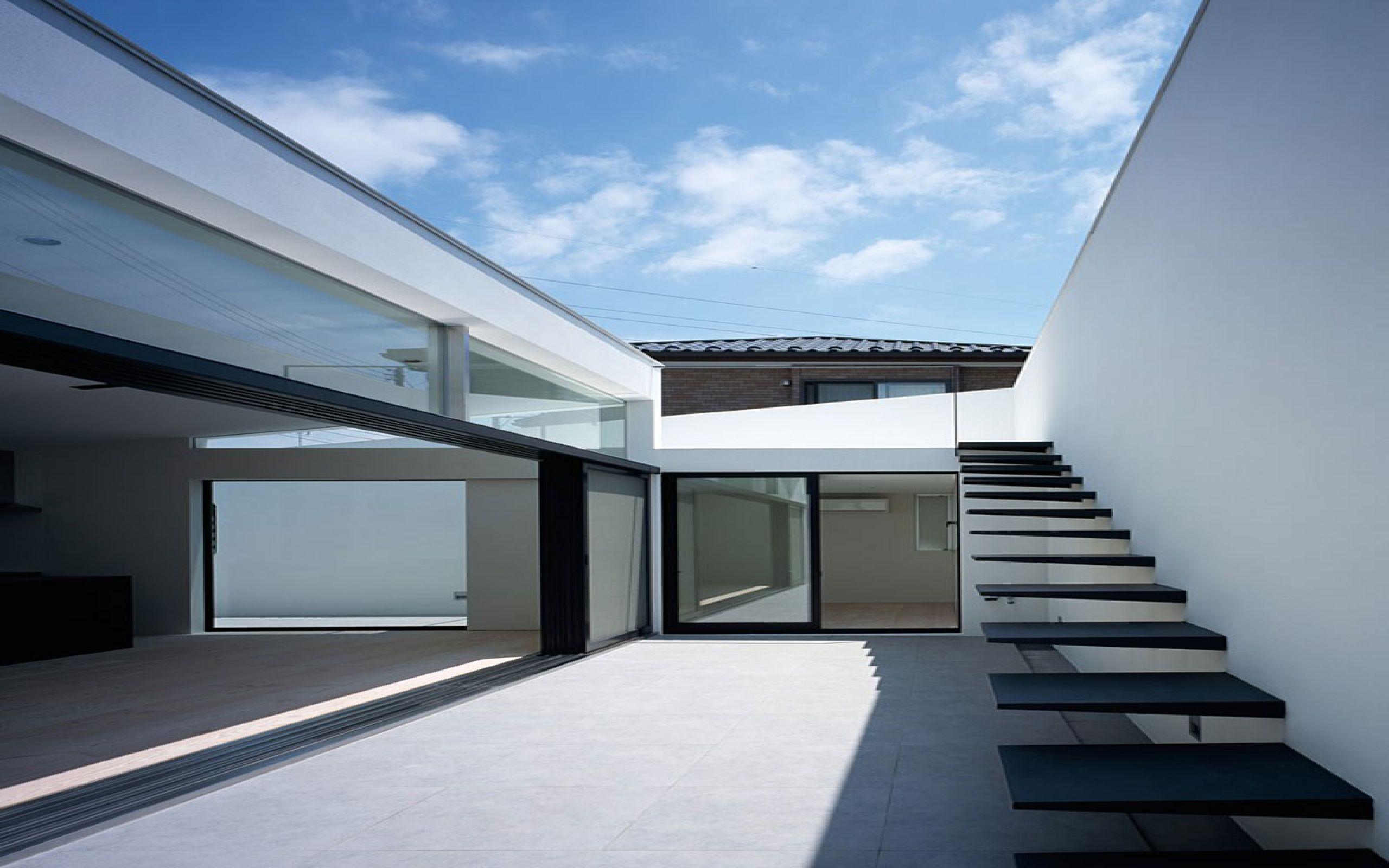 2560x1600 Architectures Home Decor Exterior Facade Modern Minimalist Lake