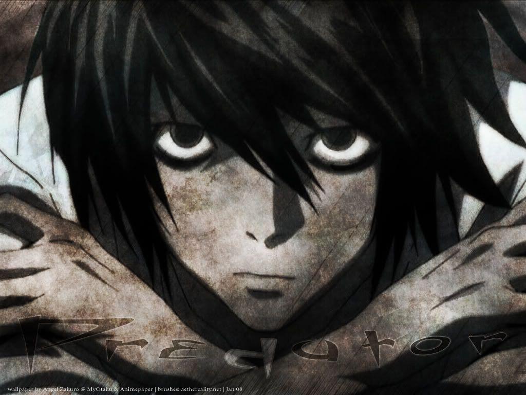 Death Note L Lawliet And Background - L From Death Note - PNG, L Ryuzaki HD  phone wallpaper