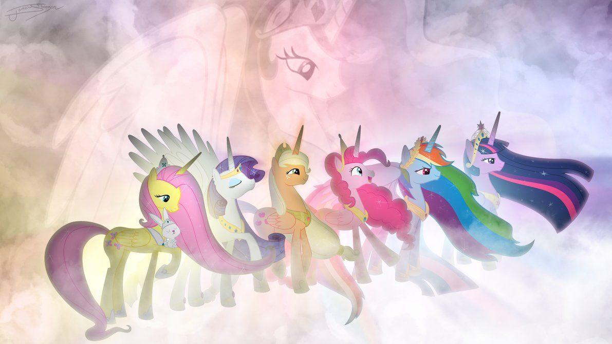 1191x670 Amazing Wallpaper Little Pony Mane 6 Alicorns Wallpaper & Background Download
