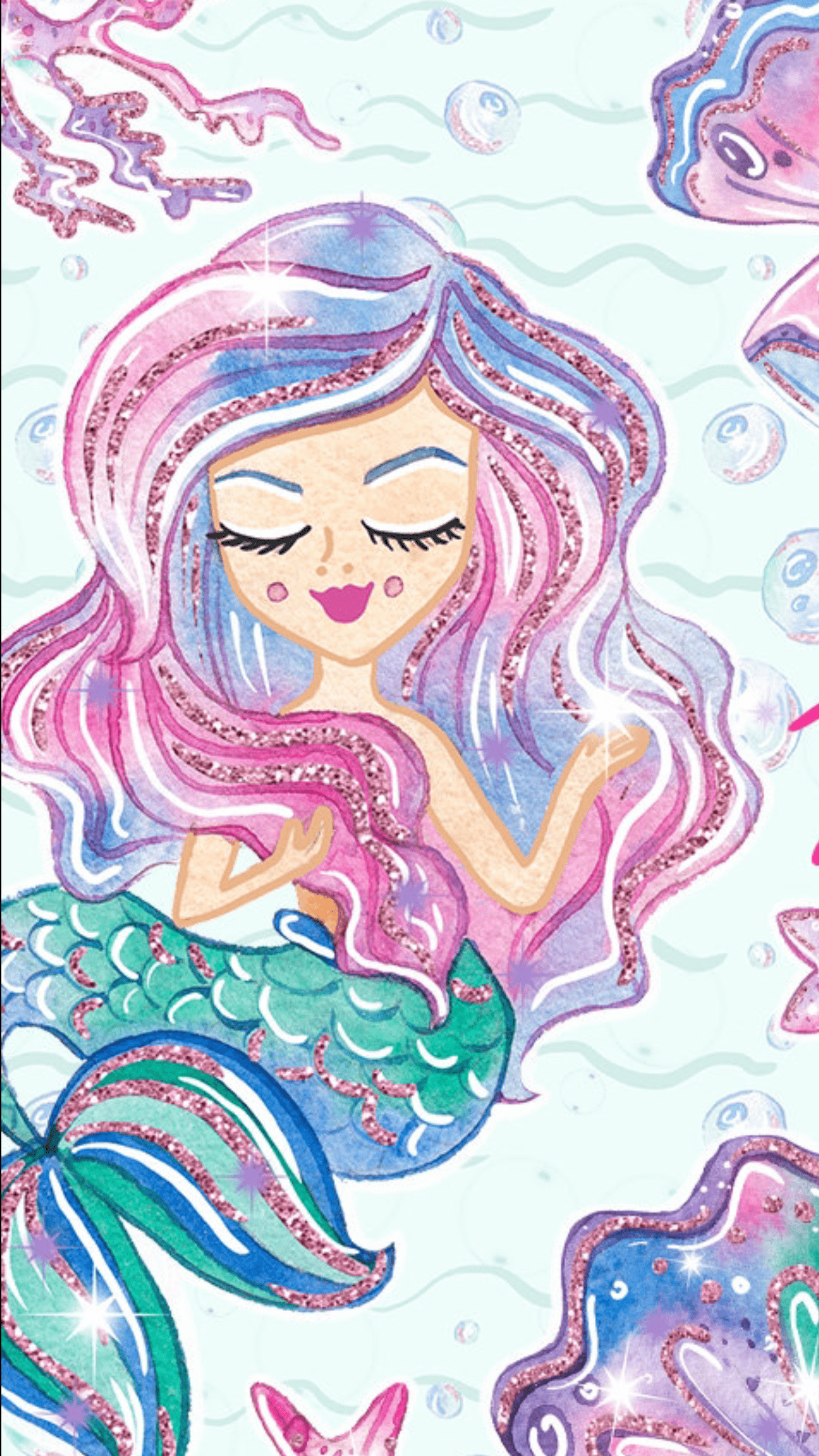 Unicorn And Mermaid Wallpapers Top Free Unicorn And Mermaid Backgrounds WallpaperAccess