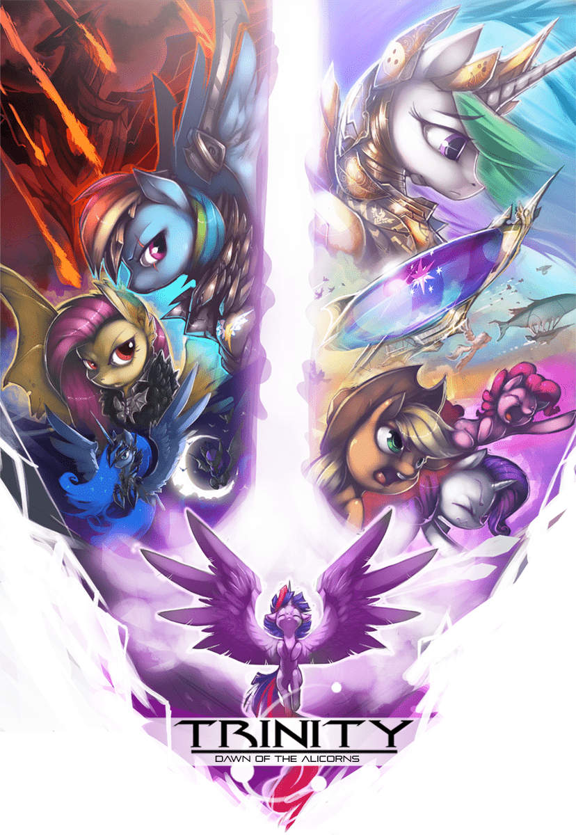 828x1200 Dawn of the Alicorns