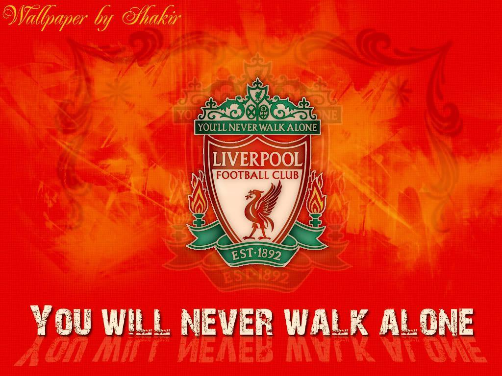 1024x768 Liverpool Fc Logo Wallpaper HD Ynwa You Ll Never Walk