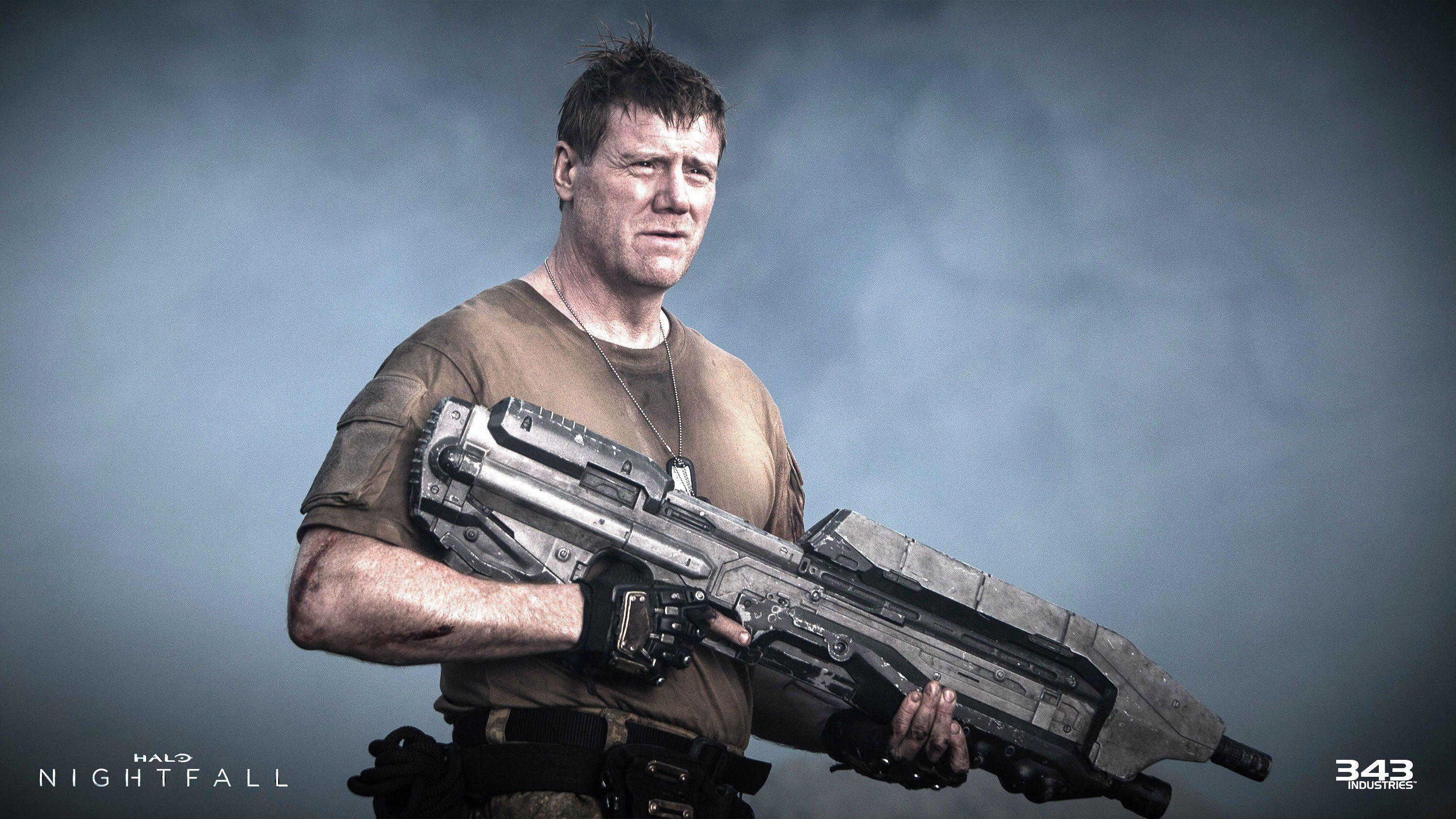 3000x1688 HALO NIGHTFALL Sci Fi Futuristic Action Adventure Series Fighting