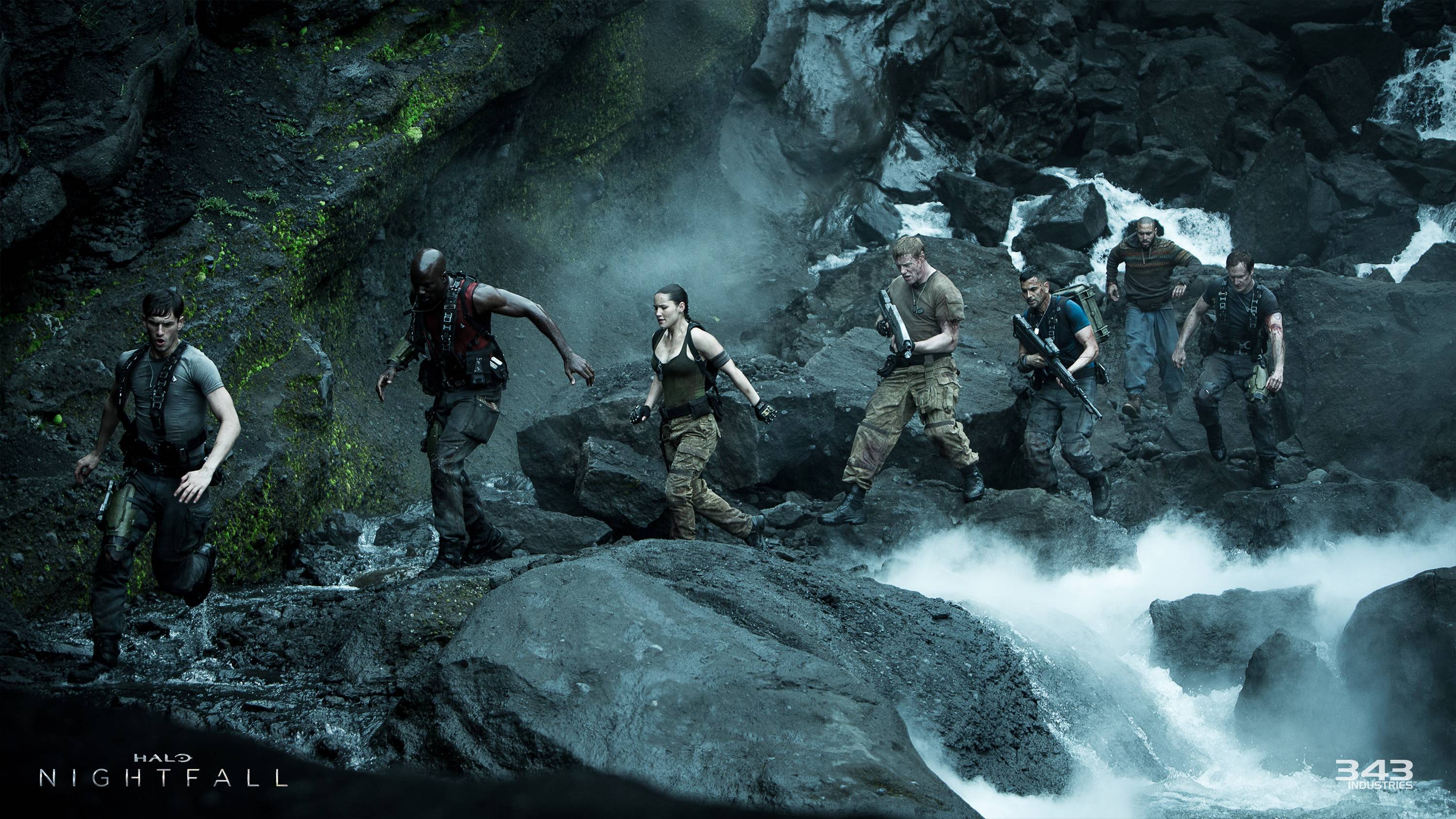 3000x1688 SDCC 2014 Halo Nightfall Halo Ring Double Time