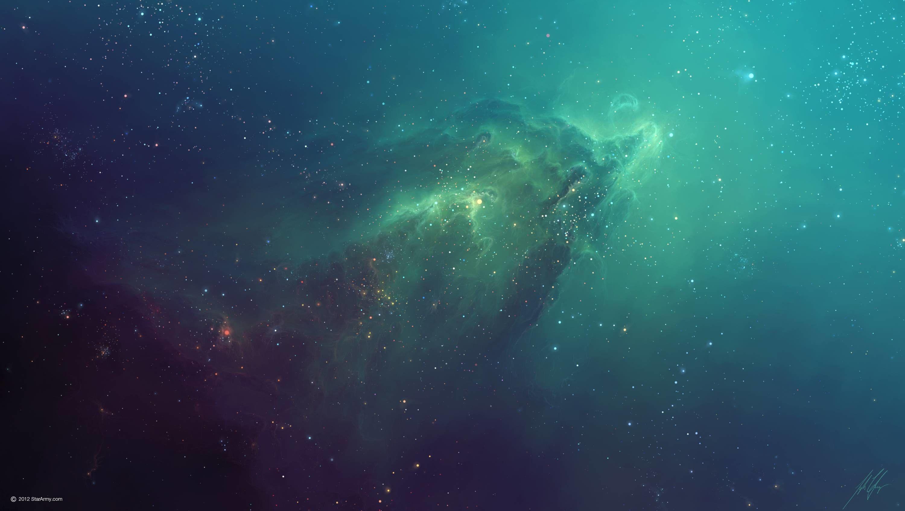 3000x1694 HD Nebula Wallpaper
