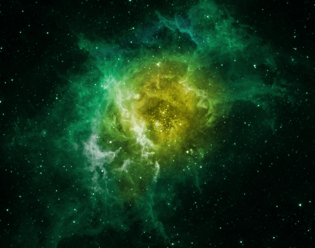 1024x806 Green Nebula Wallpaper. Nebula wallpaper, Nebula, Astronomy