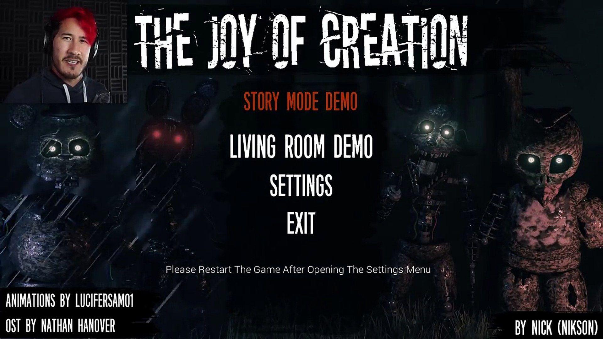 the joy of creation story mode start screen