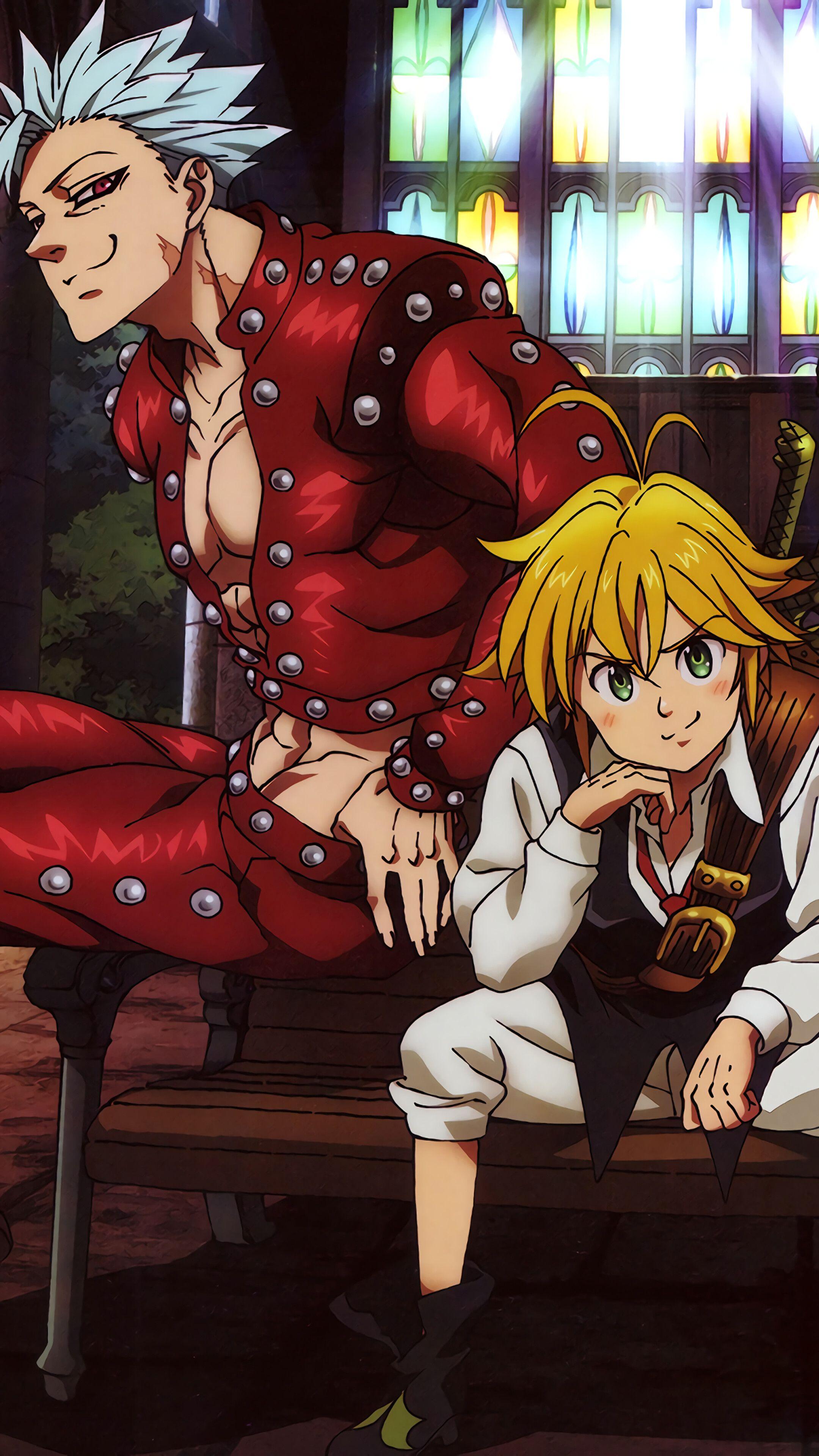 2160x3840 Seven Deadly Sins, Meliodas, Ban, King, Hawk, Nanatsu no
